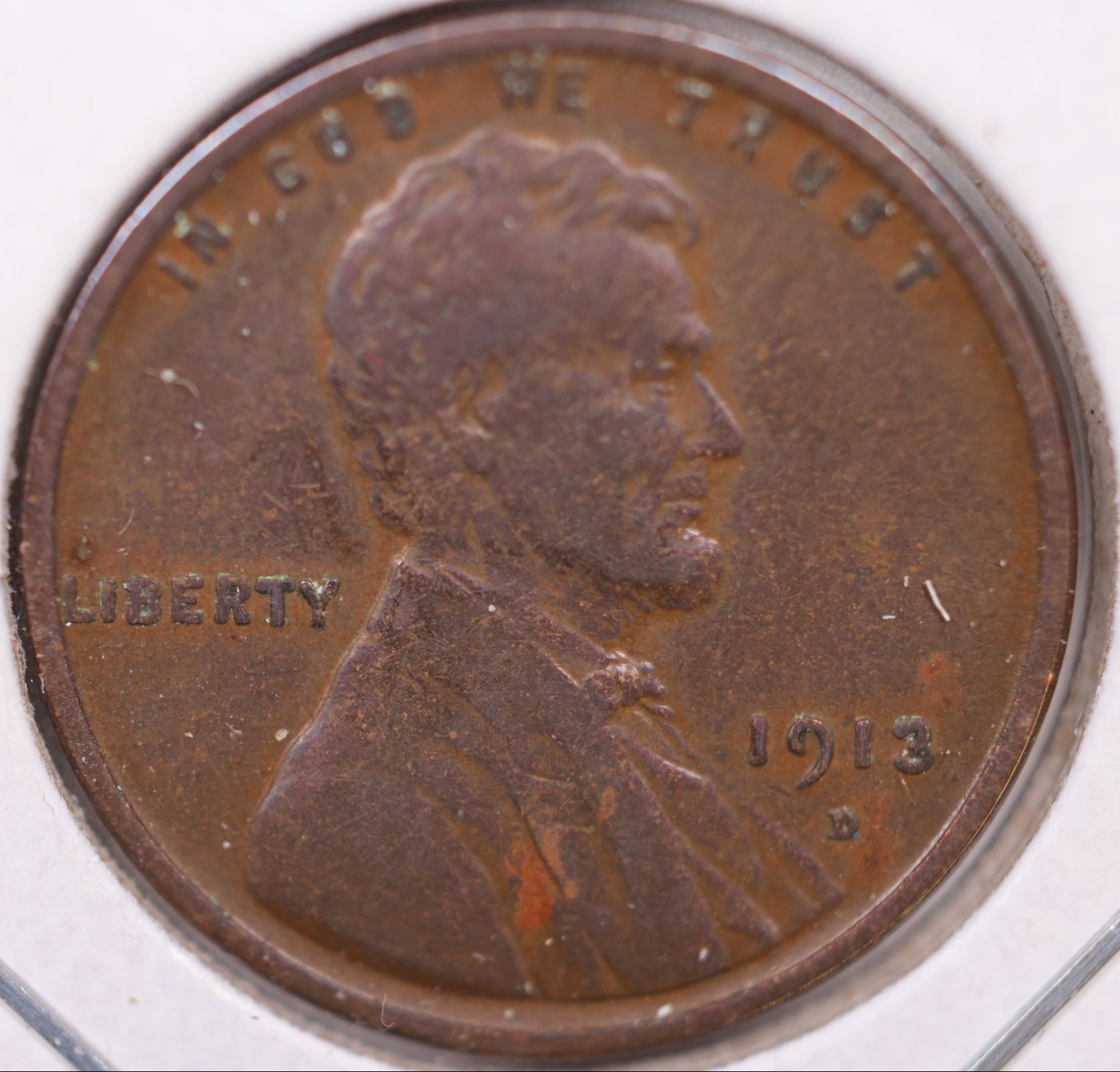 1913 D Lincoln Wheat Cent, Very Fine Circulated Coin, Store #CT0916