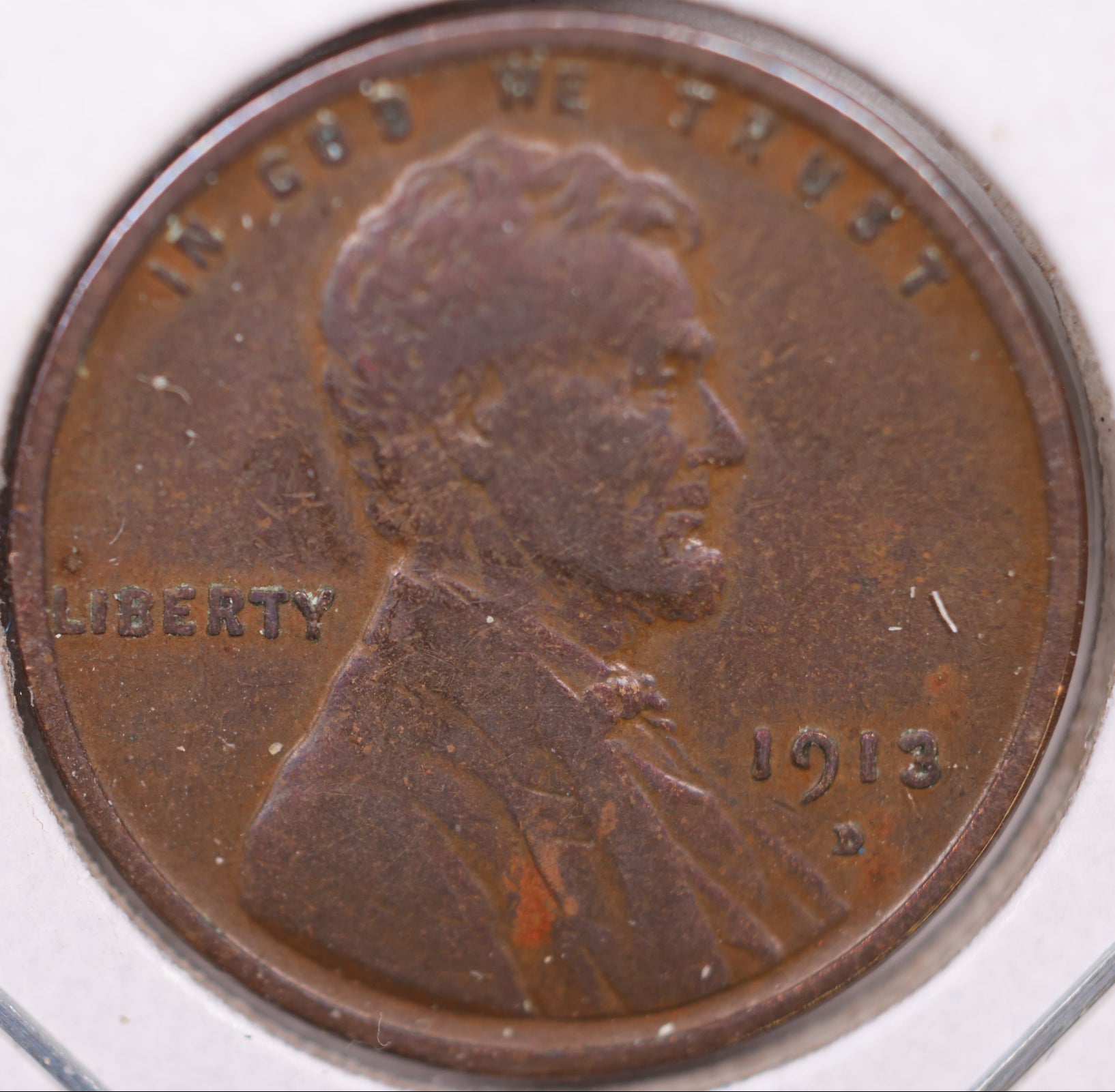 1913 D Lincoln Wheat Cent, Very Fine Circulated Coin, Store #CT0917