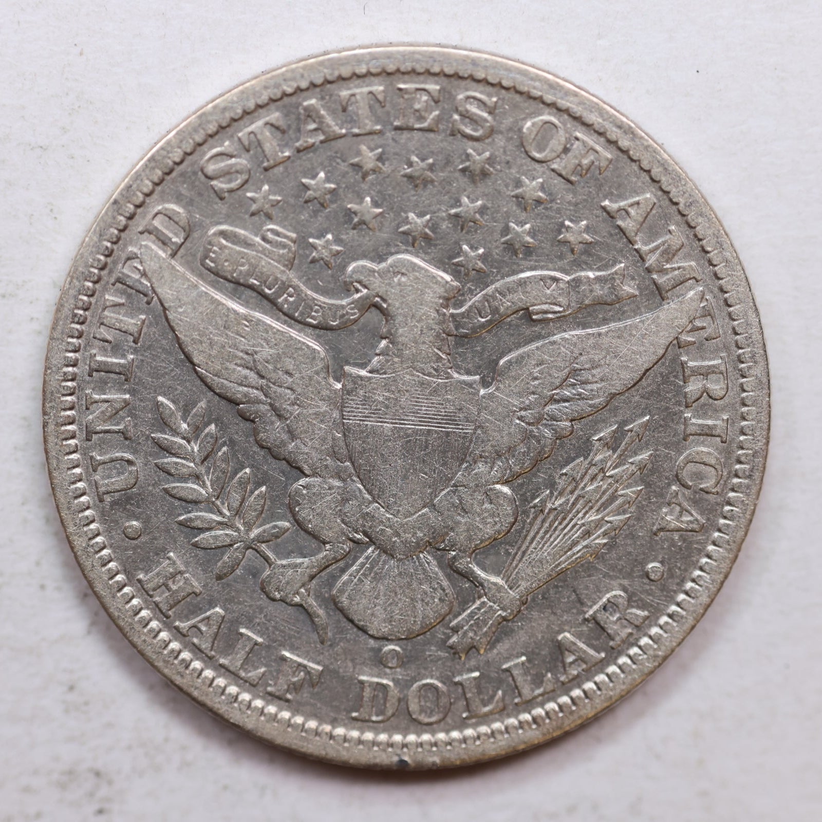 1894-O Barber Silver Half Dollar, Fine Plus Circulated Coin, Store SALE #HR1053.