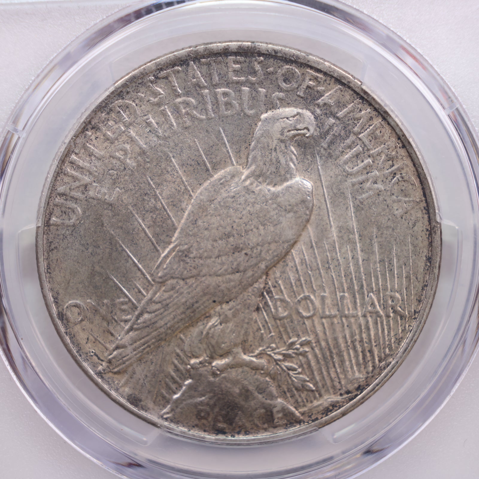 1927-D Peace Silver Dollar., PCGS AU-58., Store Sale # GDR060