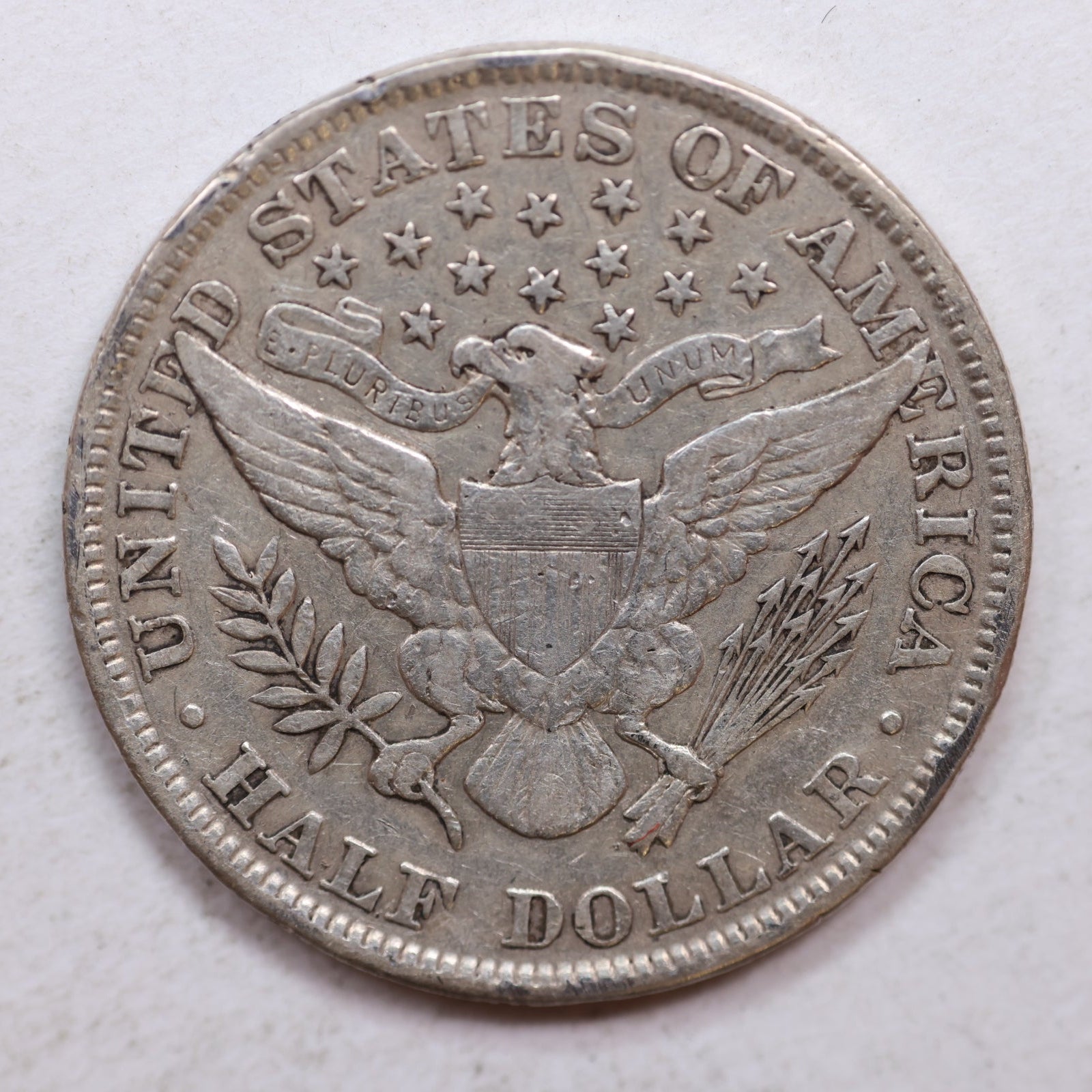 1897 Barber Silver Half Dollar, Fine Plus Circulated Coin, Store SALE #HR1063.