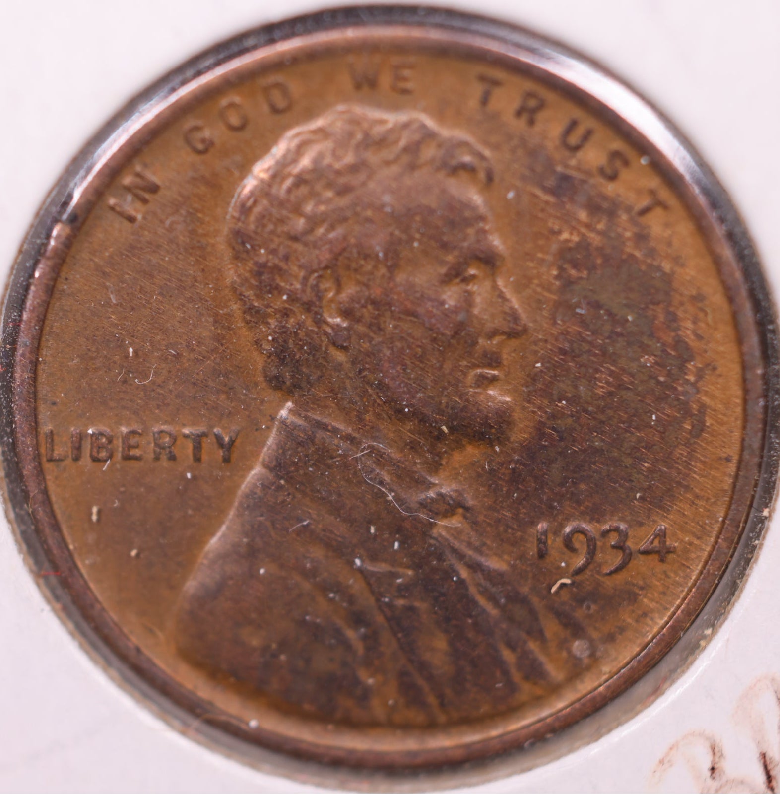 1934 Lincoln Cent, Mint State Uncirculated Coin, Store #CT0939