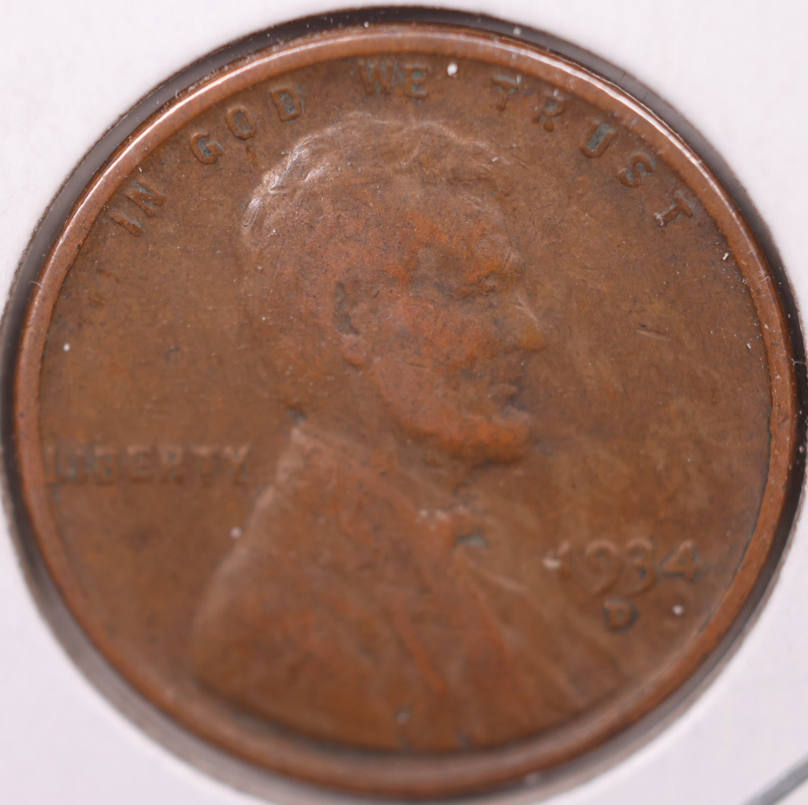 1934 Lincoln Cent, Very Fine Circulated Coin, Store #CT0940
