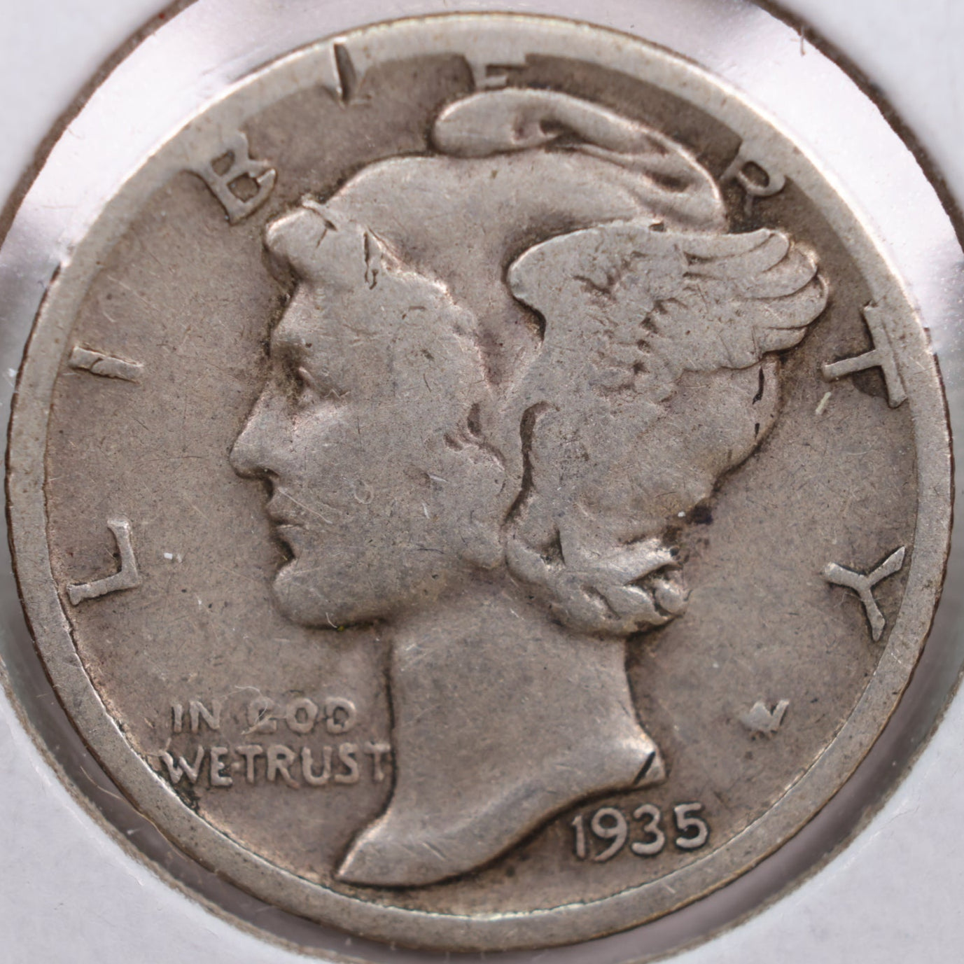 1935-S Mercury Dime, Very Fine Circulated Coin, Store #DE0120