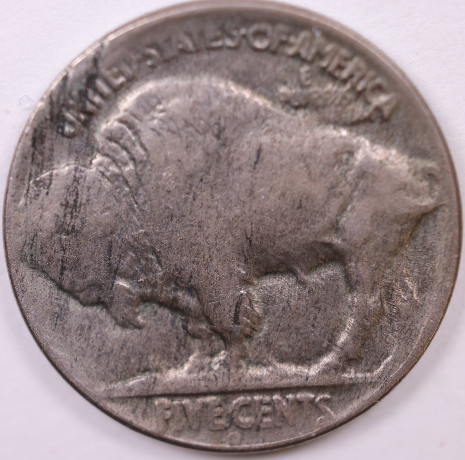1920 D Buffalo Nickel, Late Die State, About Uncirculated Coin, Store #NL657