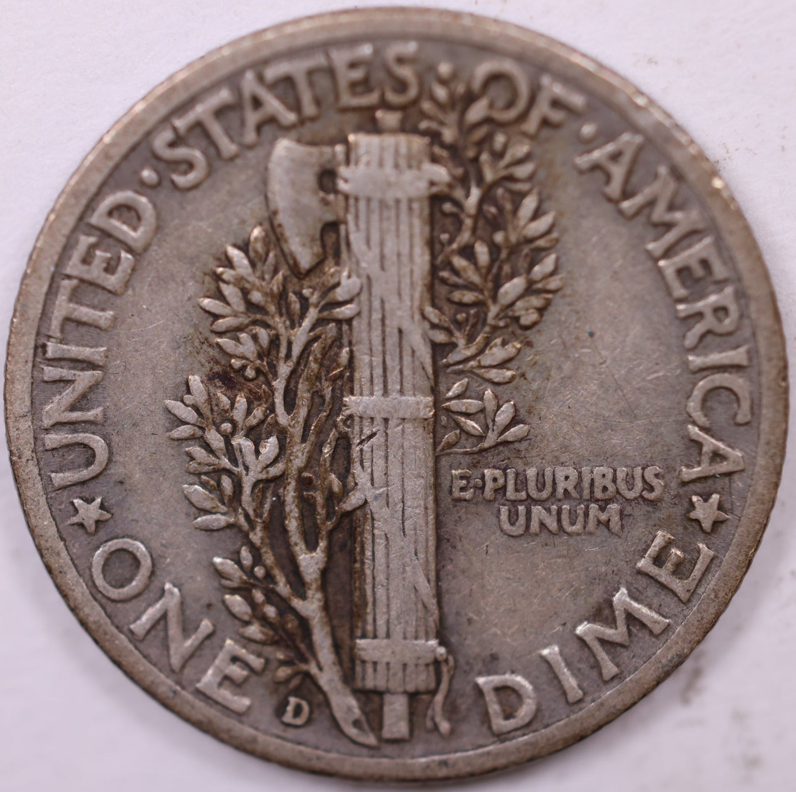 1942/1-D Over Date Mercury Dime, Very Fine Circulated Coin, Store #DE0811