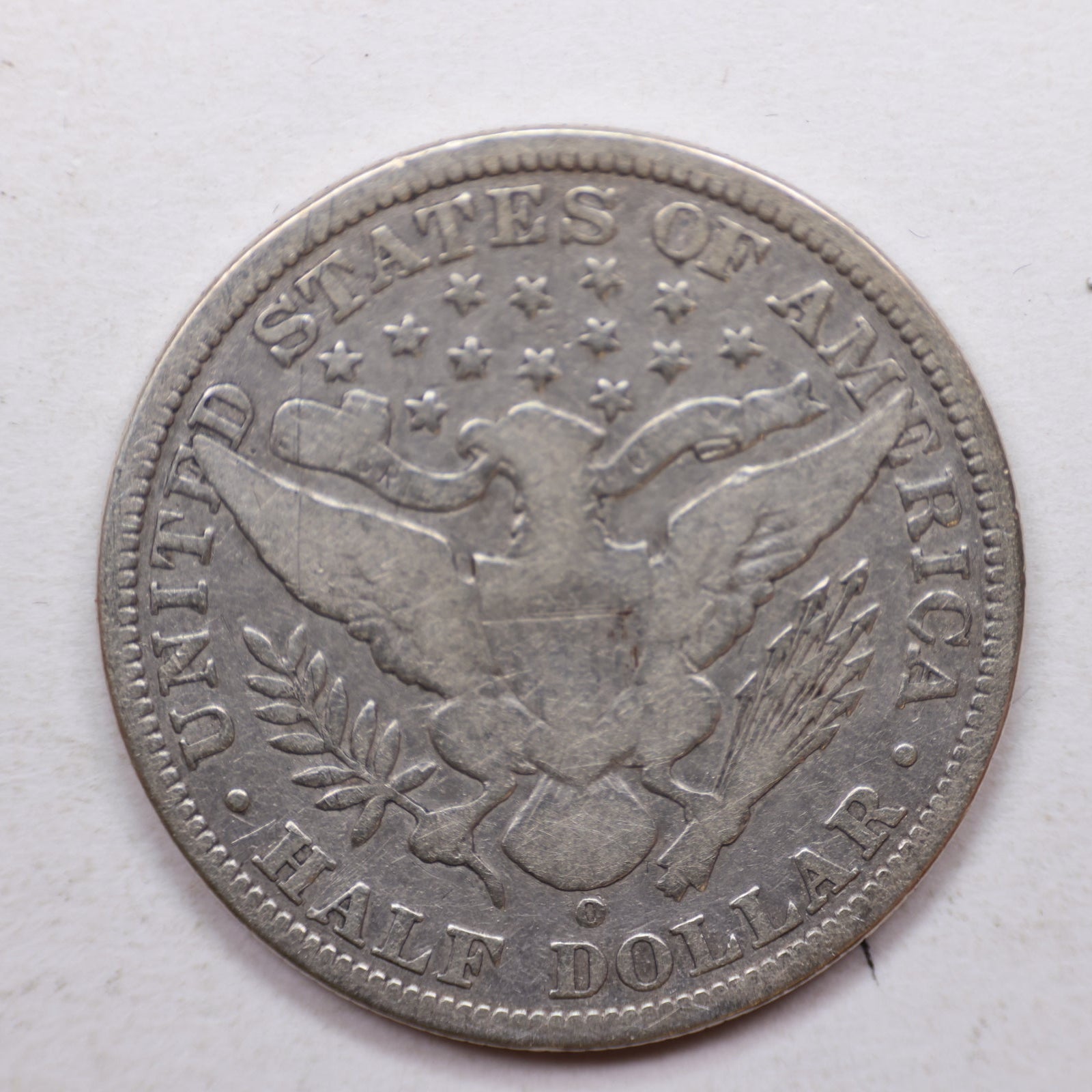 1899-O Barber Silver Half Dollar, Fine Circulated Coin, Store #HR1070.