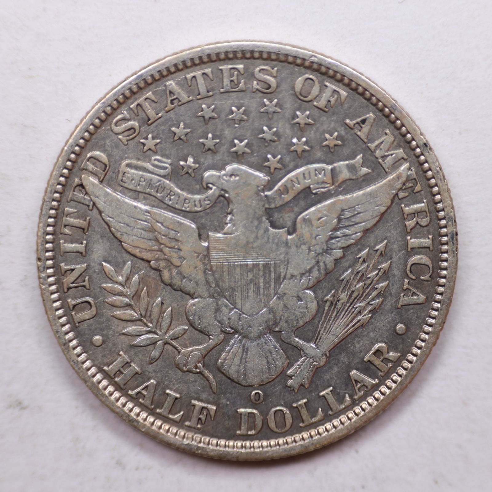 1900-O Barber Silver Half Dollar, Very Fine Plus Circulated Coin, Store SALE #HR1072.