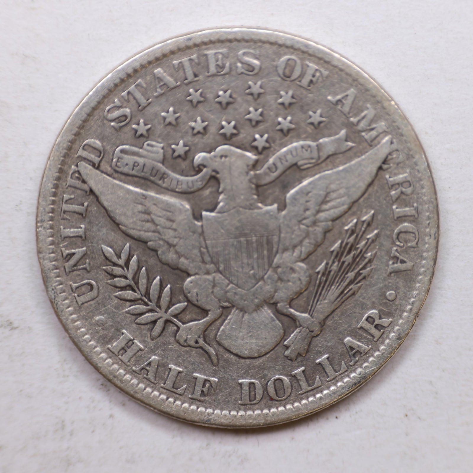 1901 Barber Silver Half Dollar, Fine Circulated Coin, Store SALE #HR1074.