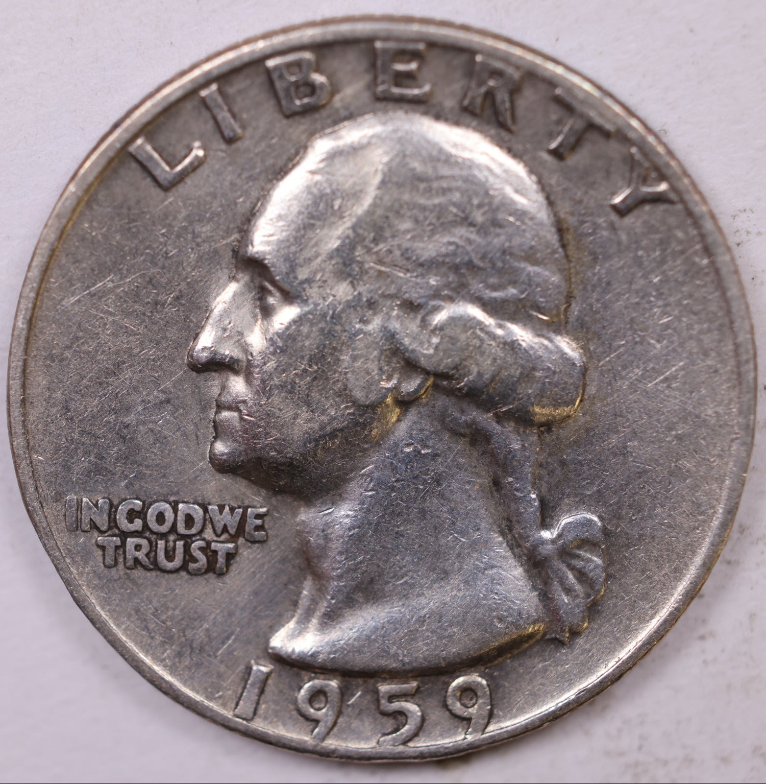 1959 D Washington Quarter, Extra Fine Circulated Coin, Store #QR1144