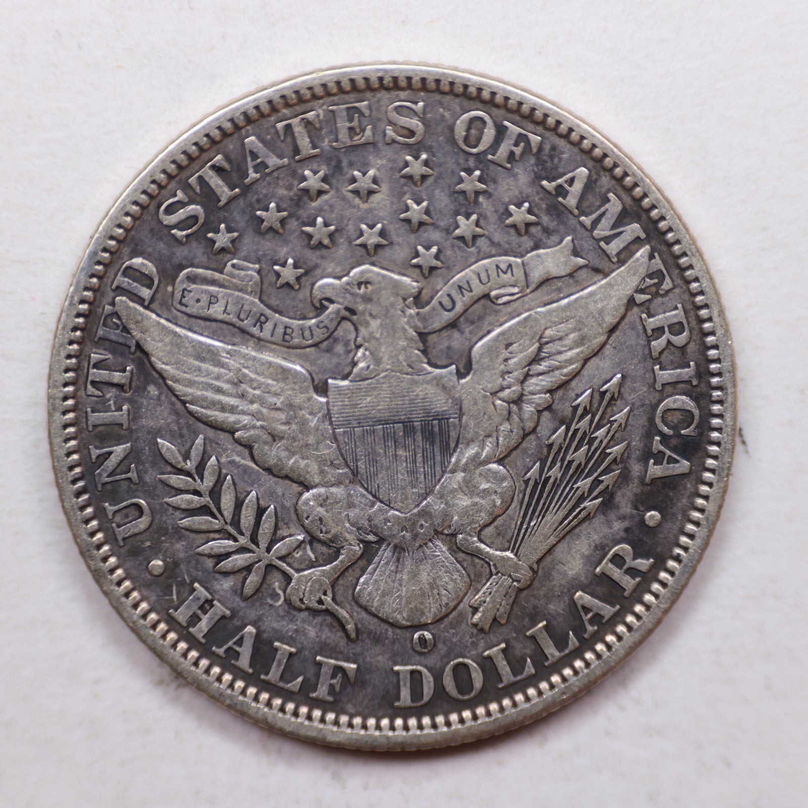 1902-O Barber Silver Half Dollar, Very Fine Circulated Coin, Store SALE #HR1078.
