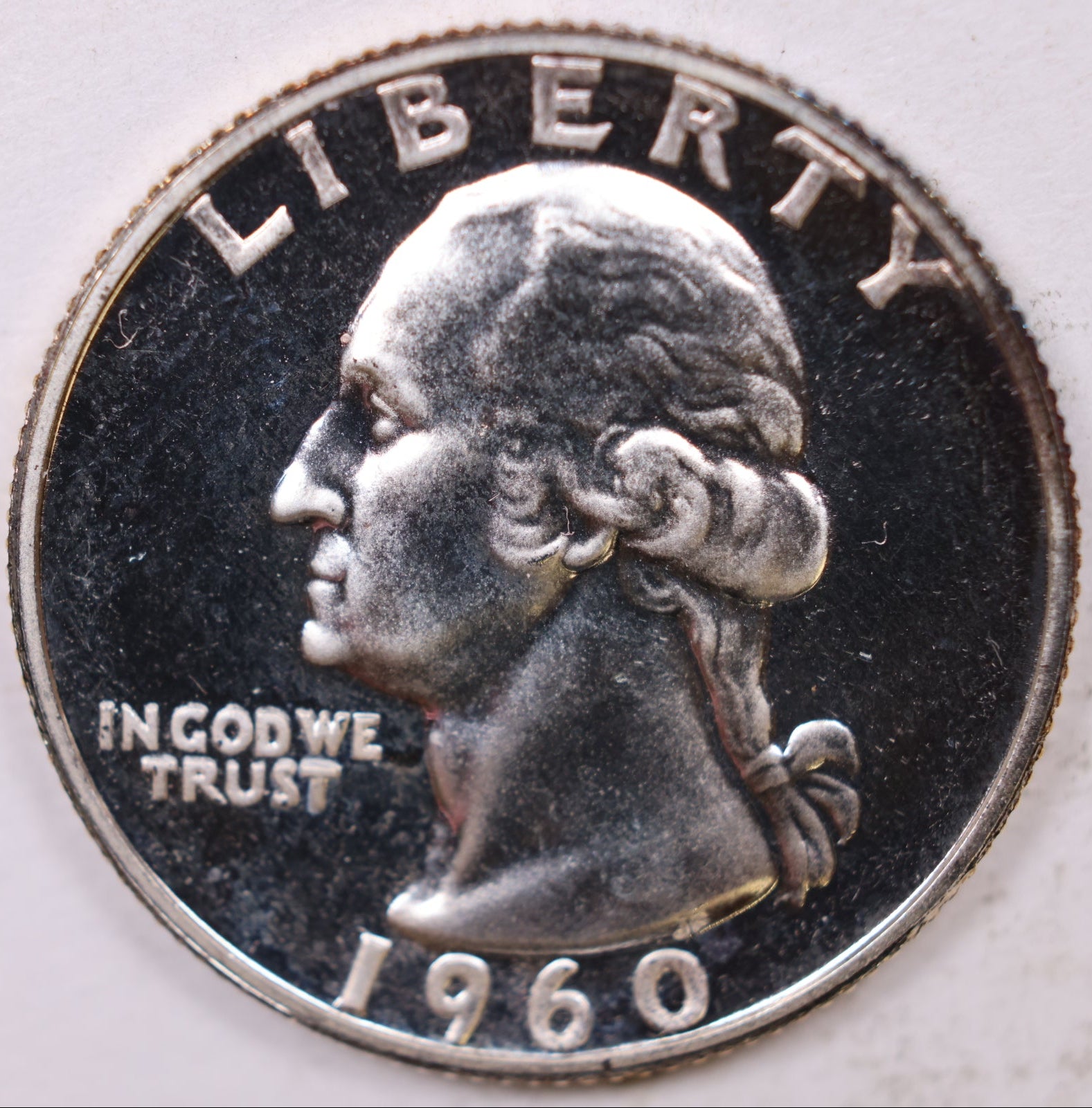 1960 Washington Quarter, Proof Uncirculated Coin, Store #QR1145