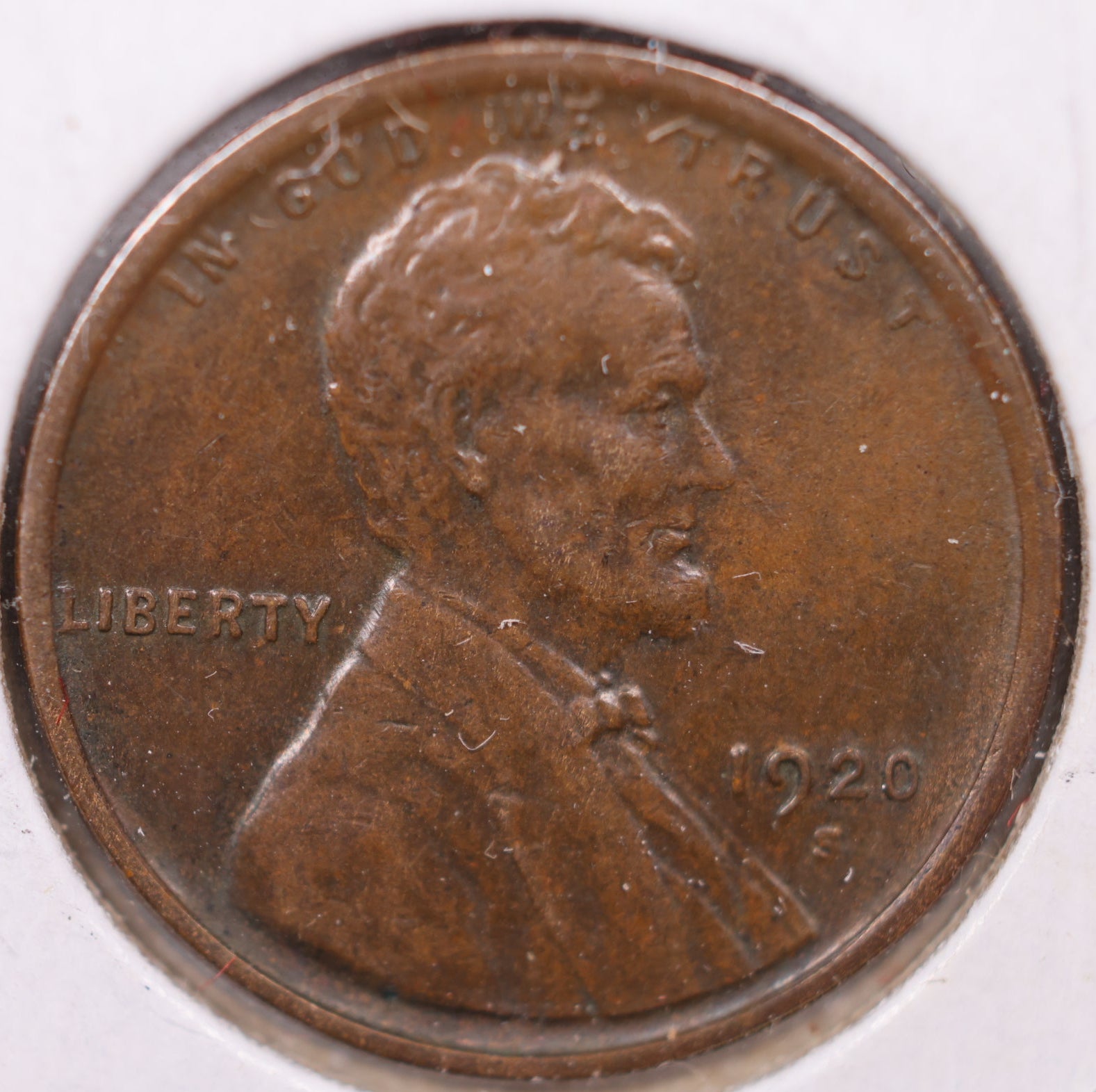1920-S Lincoln Cent, Mint State Uncirculated Coin, Store #CT0956