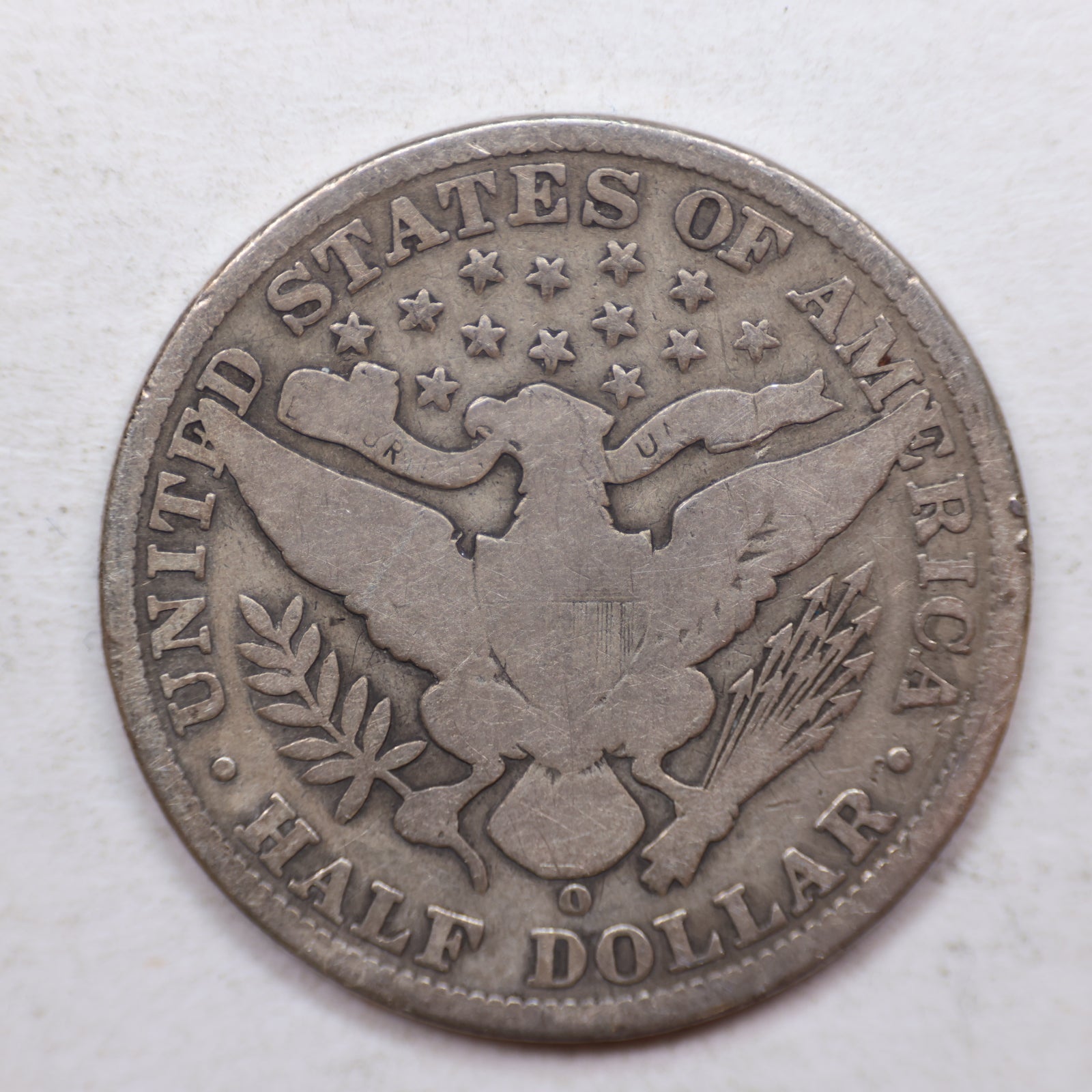 1905-O Barber Silver Half Dollar, Good+ Circulated Coin, Store #HR1087