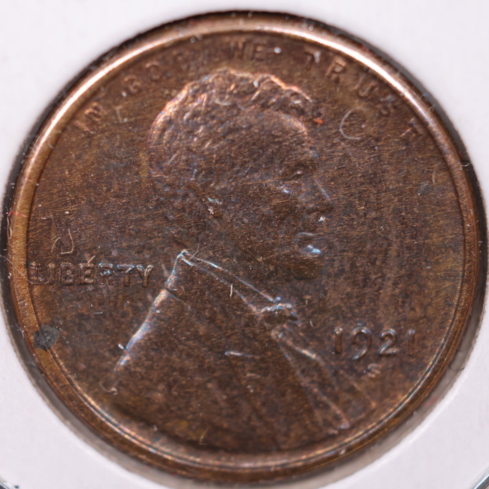 1921 S Lincoln Wheat Cent, Mint State Uncirculated Coin, Store #CT0958