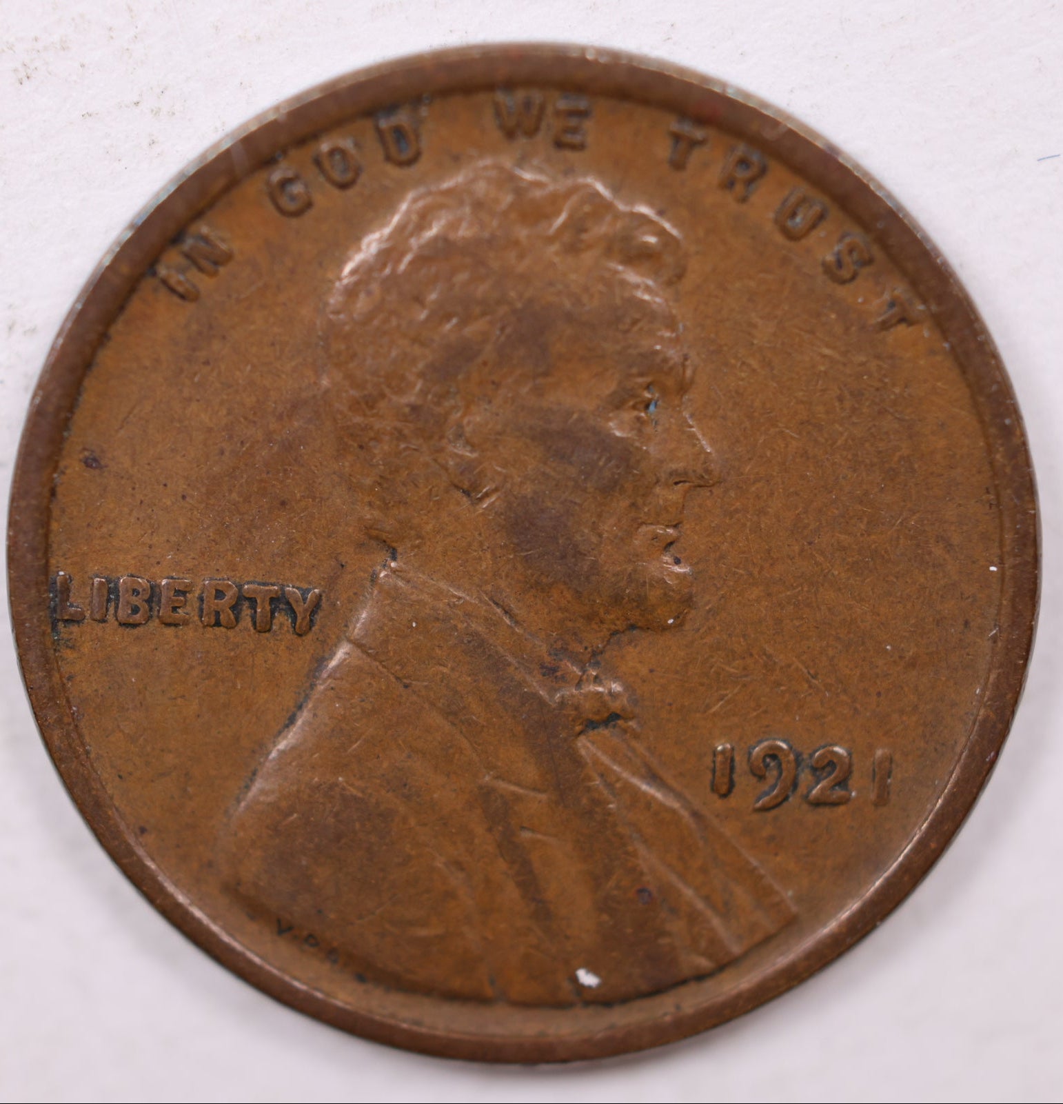 1921 Lincoln Wheat Cent, Extra Fine Circulated Coin, Store #CT0960