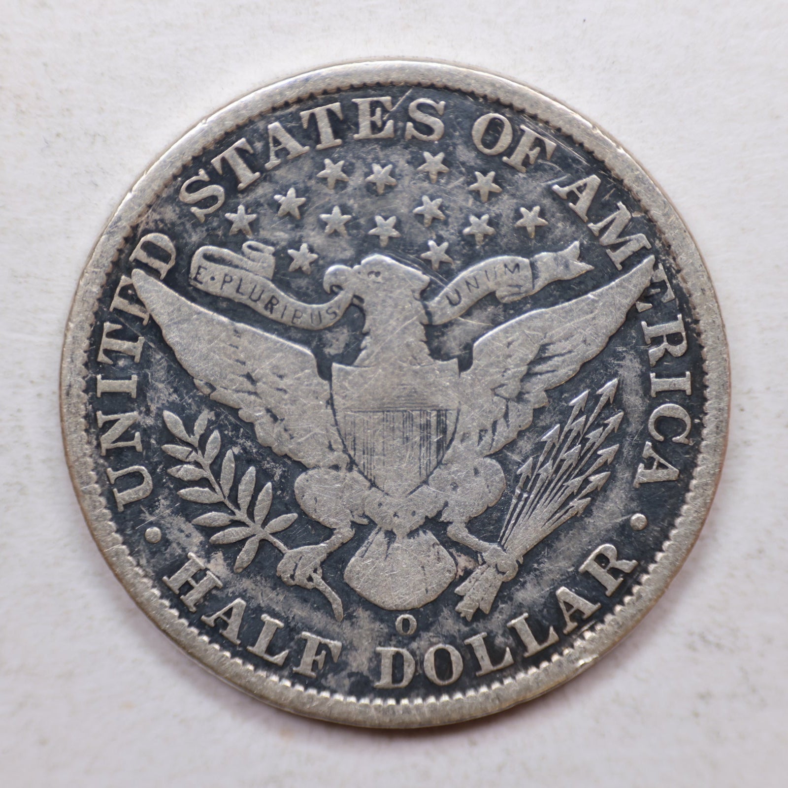 1906-O Barber Silver Half Dollar, Fine Circulated Coin, Store SALE #HR1090.