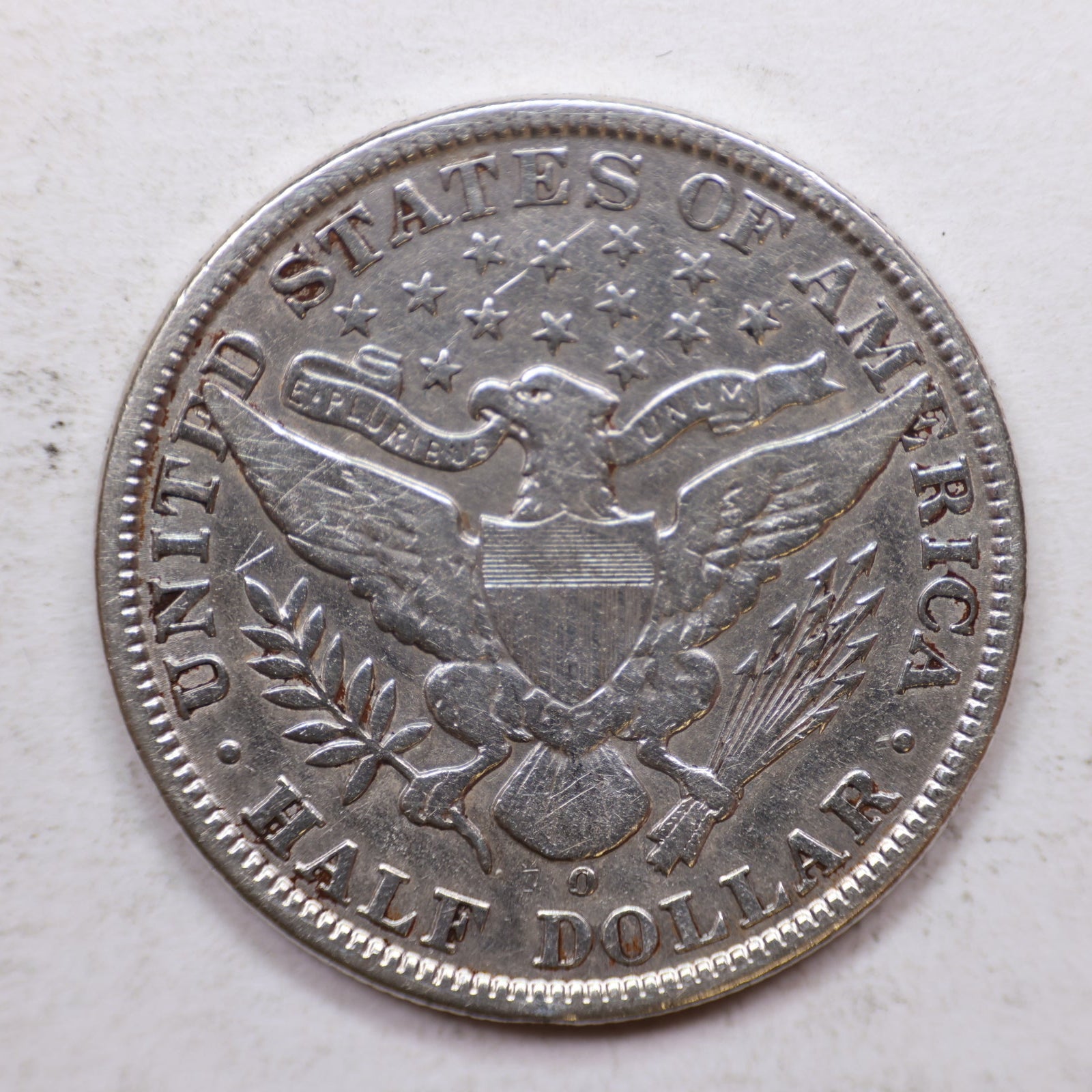 1907-O Barber Silver Half Dollar, VERY FINE DETAILED Circulated Coin, Store #HR1096.