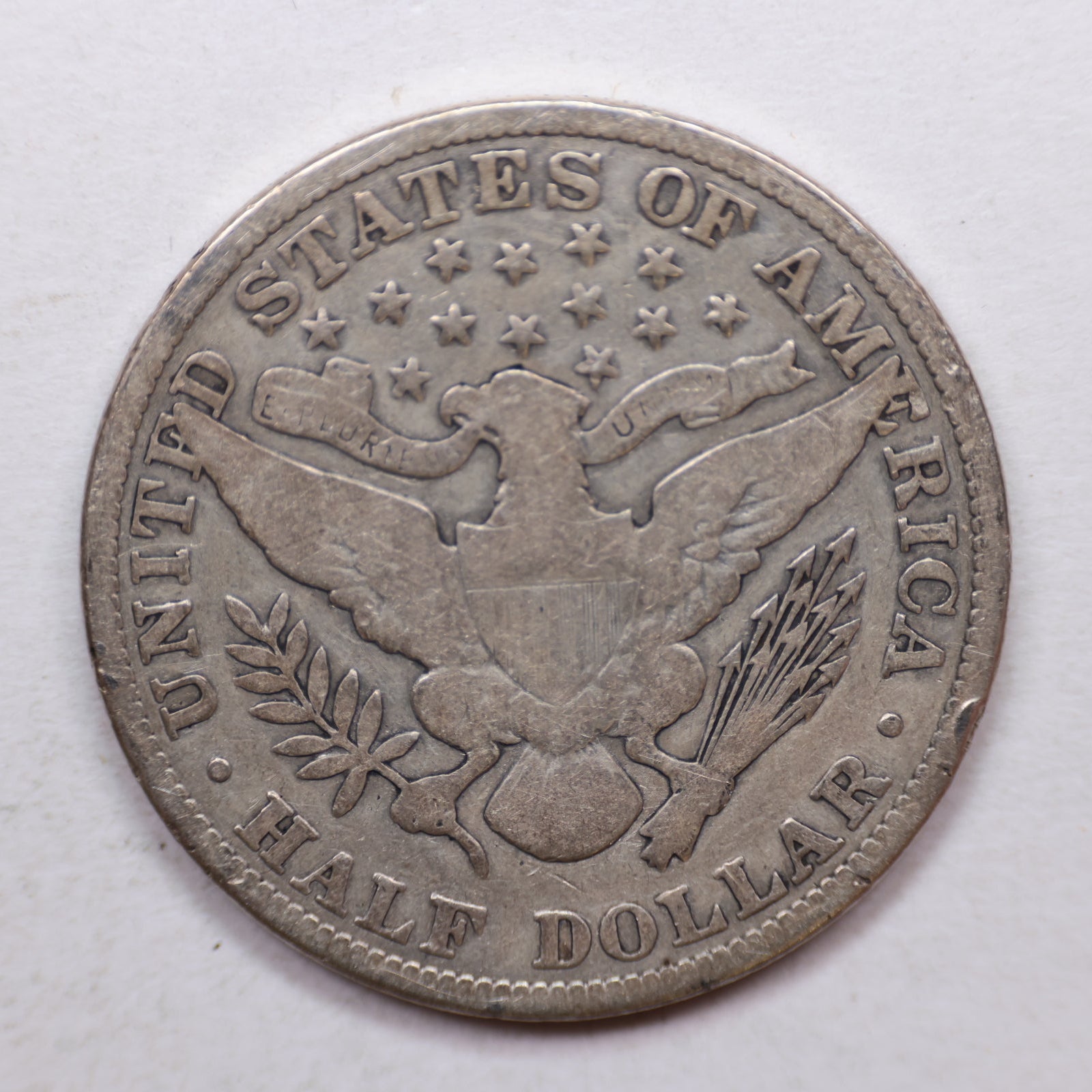 1909 Barber Silver Half Dollar, Very Good Circulated Coin, Store #HR1102