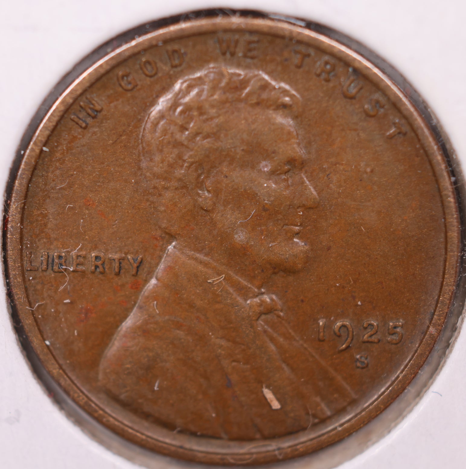 1925 S Lincoln Cent, Mint State Uncirculated Coin, Store #CT0981