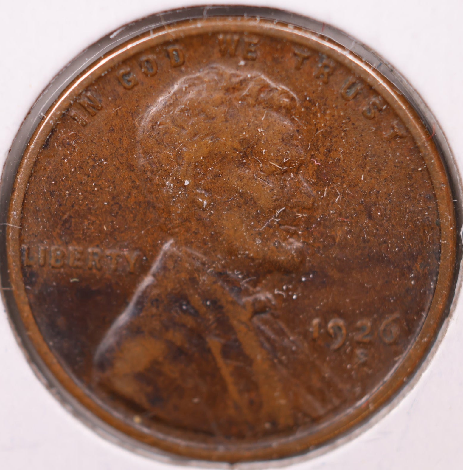 1926 S Lincoln Cent, About Uncirculated Coin, Store #CT0988