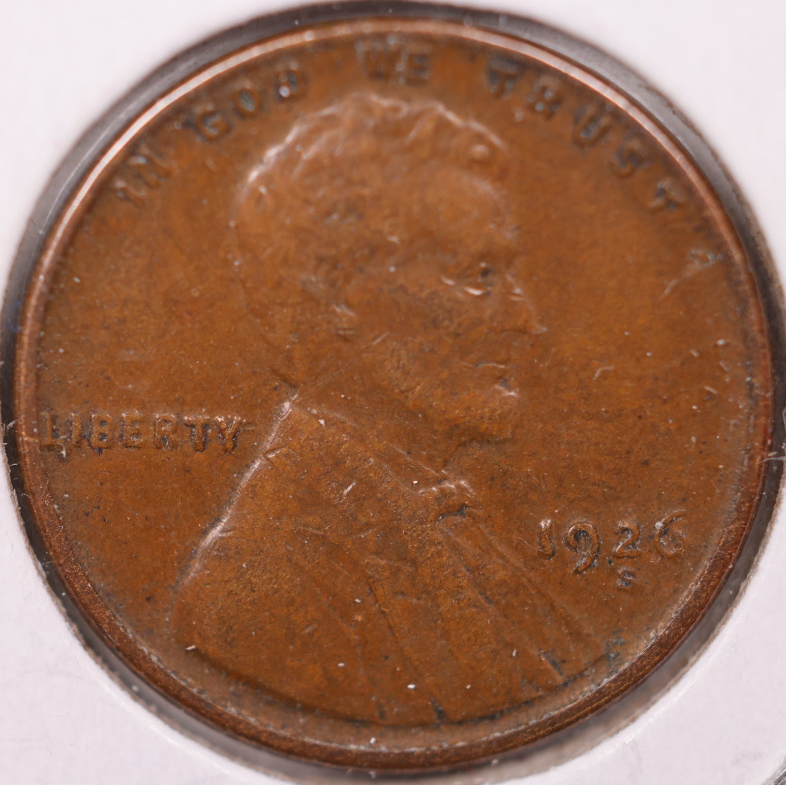 1926 S Lincoln Wheat Cent, About Uncirculated Coin, Store #CT0989