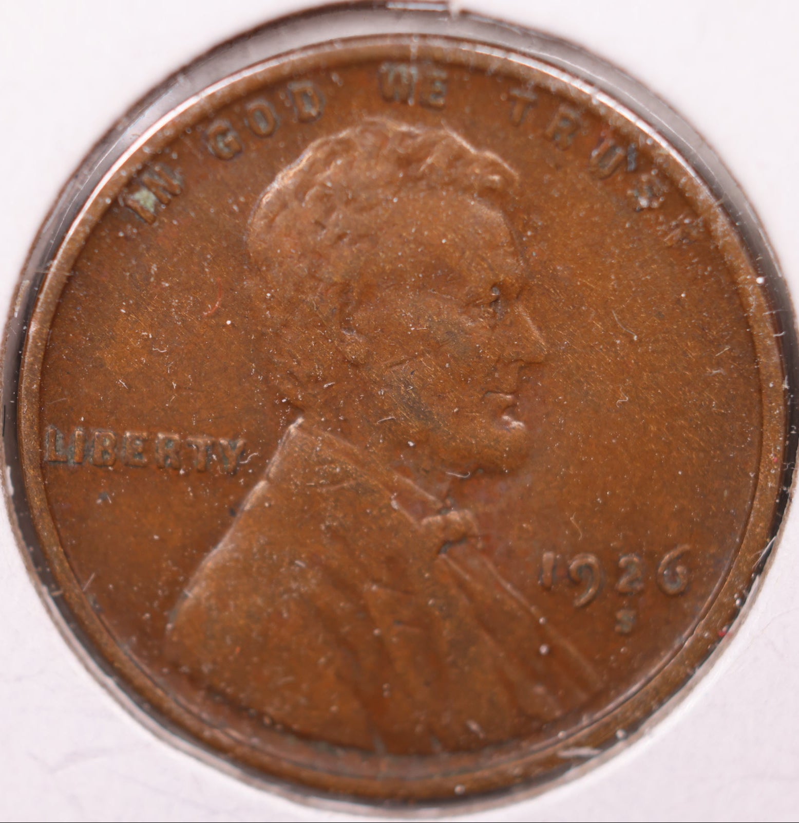 1926 S Lincoln Cent, Very Fine+ Circulated Coin, Store #CT0990