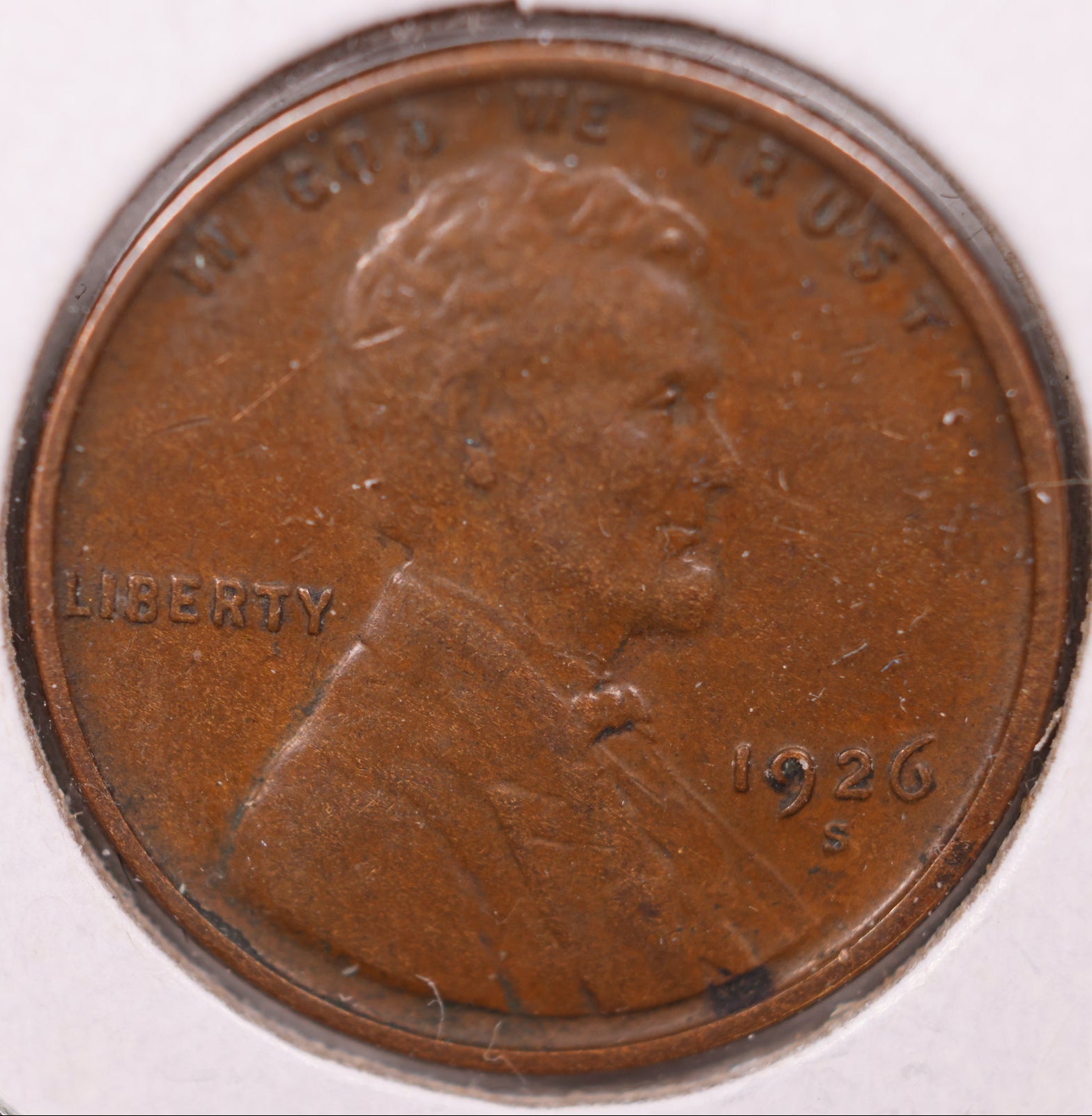 1926 S Lincoln Wheat Cent, Extra Fine Circulated Coin, Store #CT0993