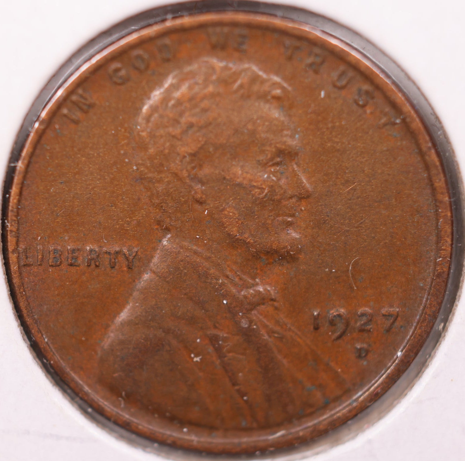 1927 D Lincoln Wheat Cent, Extra Fine Circulated Coin, Store #CT0998