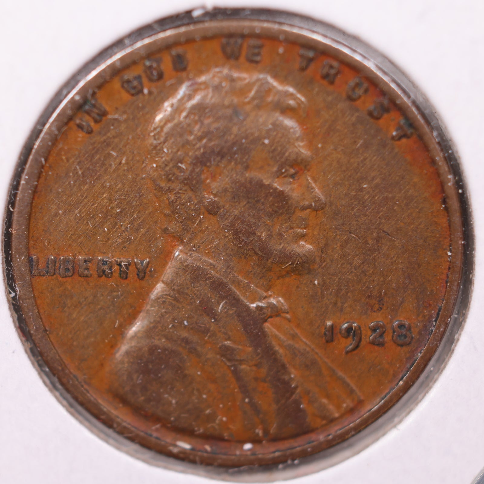 1928 Lincoln Wheat Cent, Very Fine Circulated Coin, Store #CT1005