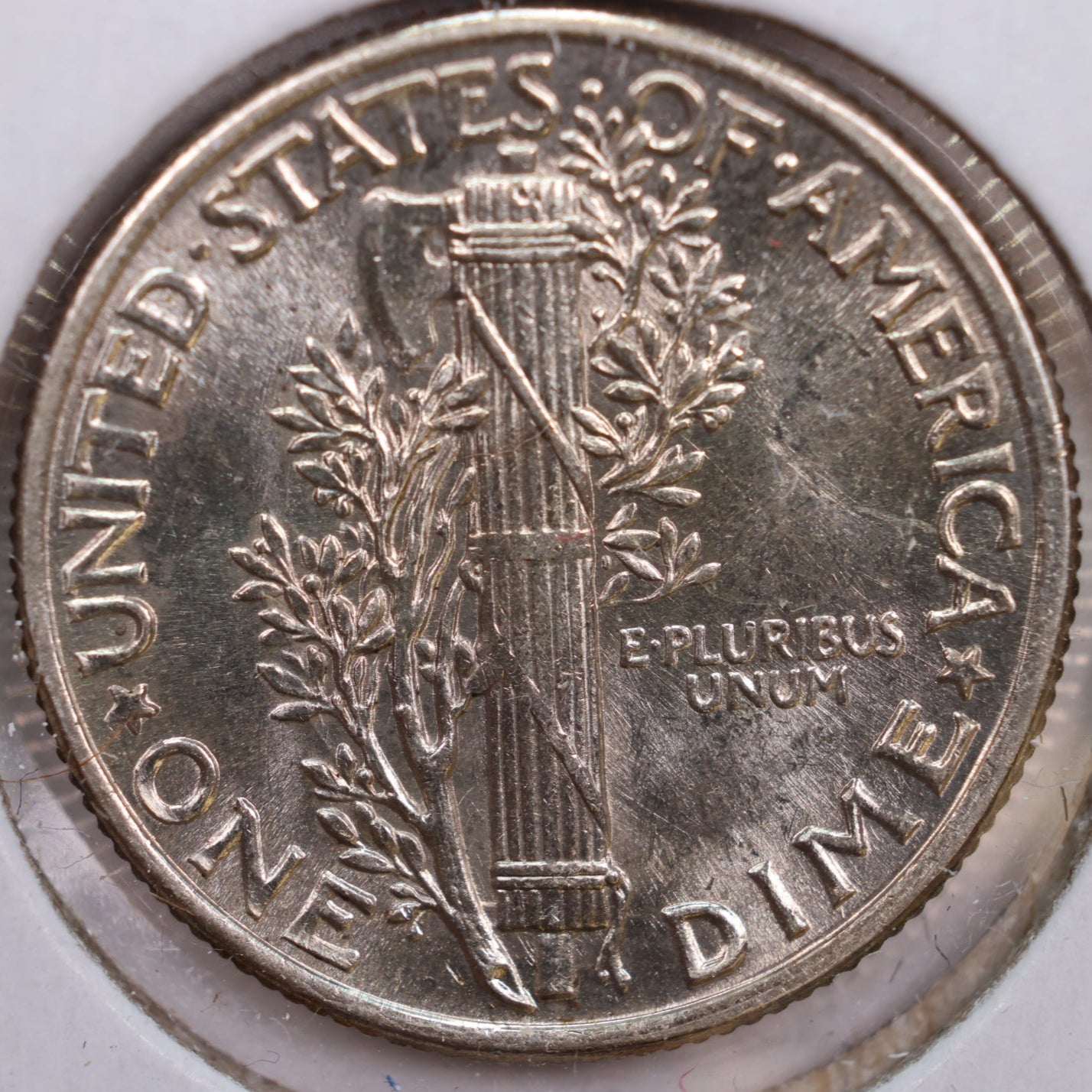 1942 Mercury Dime, Mint State Uncirculated Coin, Store #DE0222