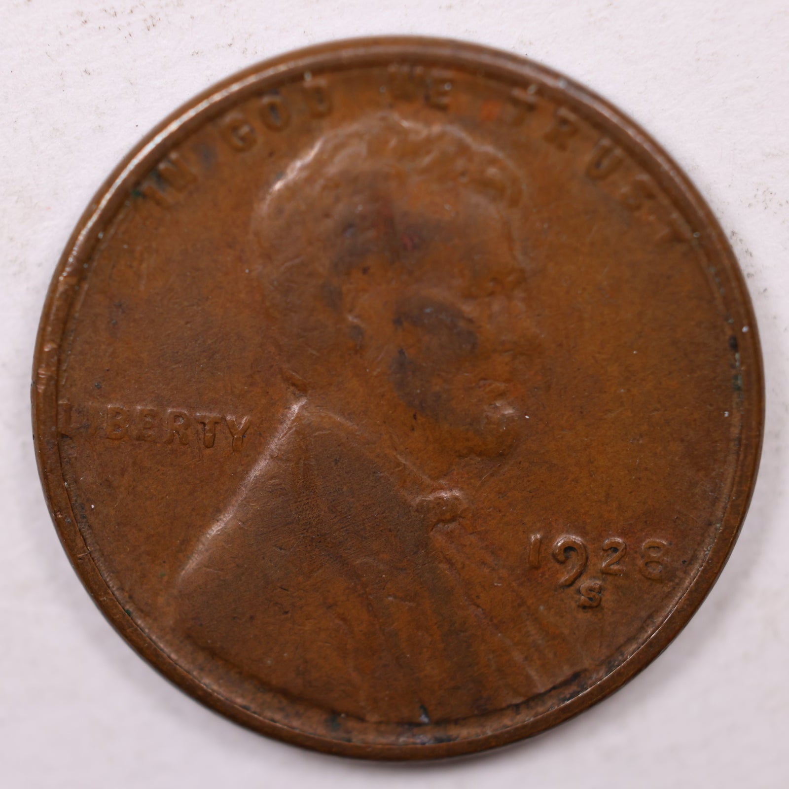 1928 Large S Lincoln Cent, Extra Fine Circulated Coin, Store #CT1013
