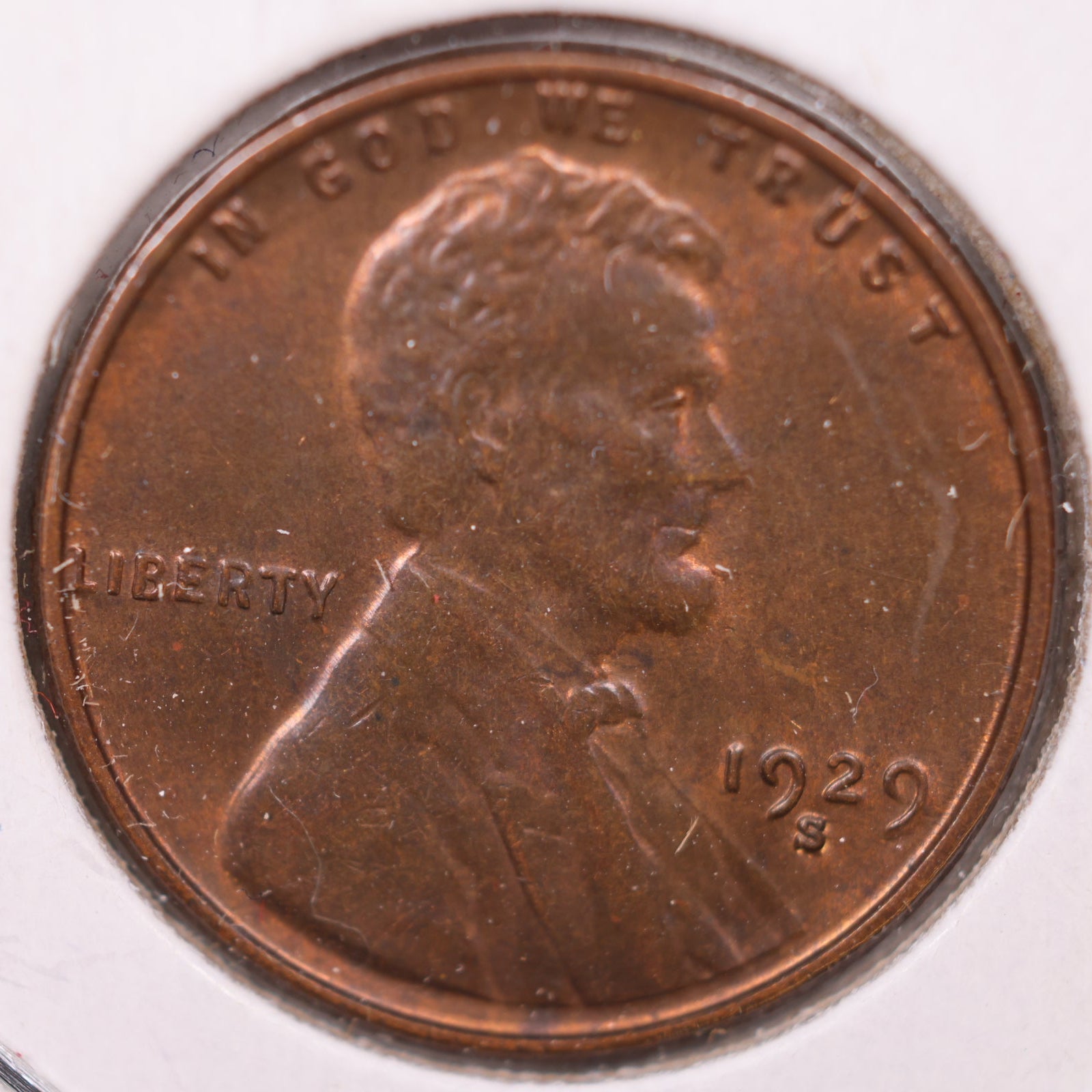 1929 S Lincoln Cent, About Uncirculated Coin, Store #CT10124