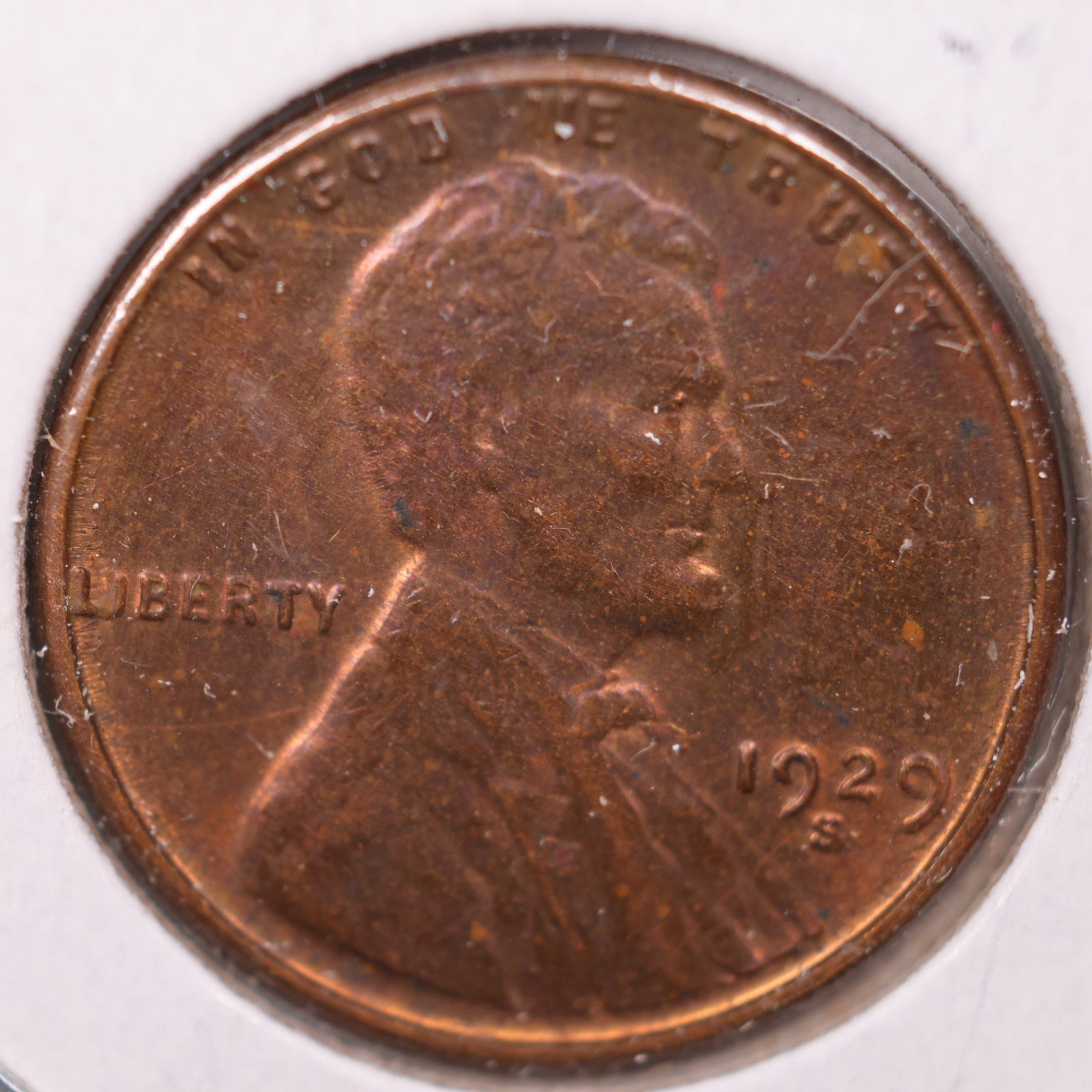 1929 S Lincoln Cent, About Uncirculated Coin, Store #CT10126