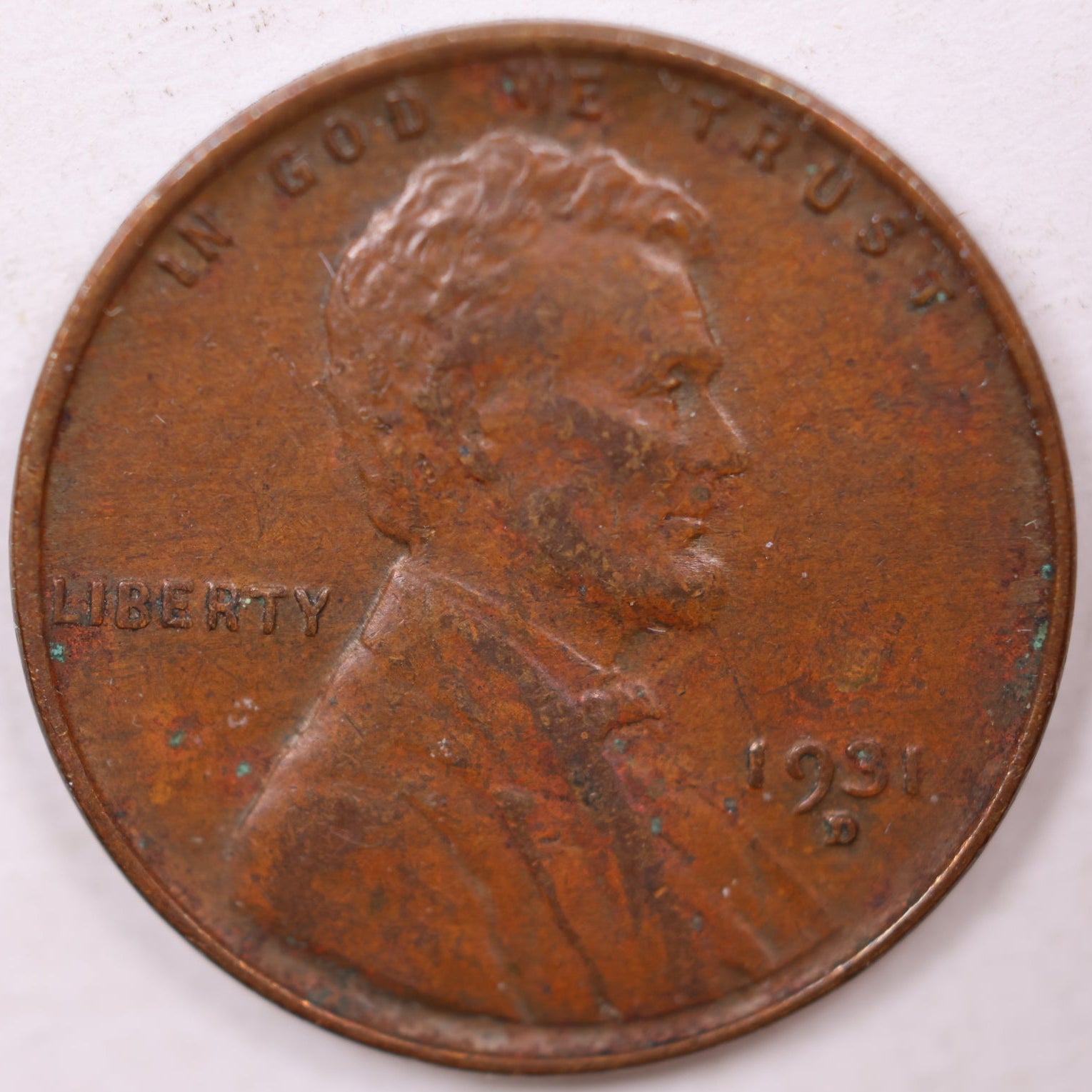 1931 D Lincoln Wheat Cent, Extra Fine Circulated Coin, Store #CT10142