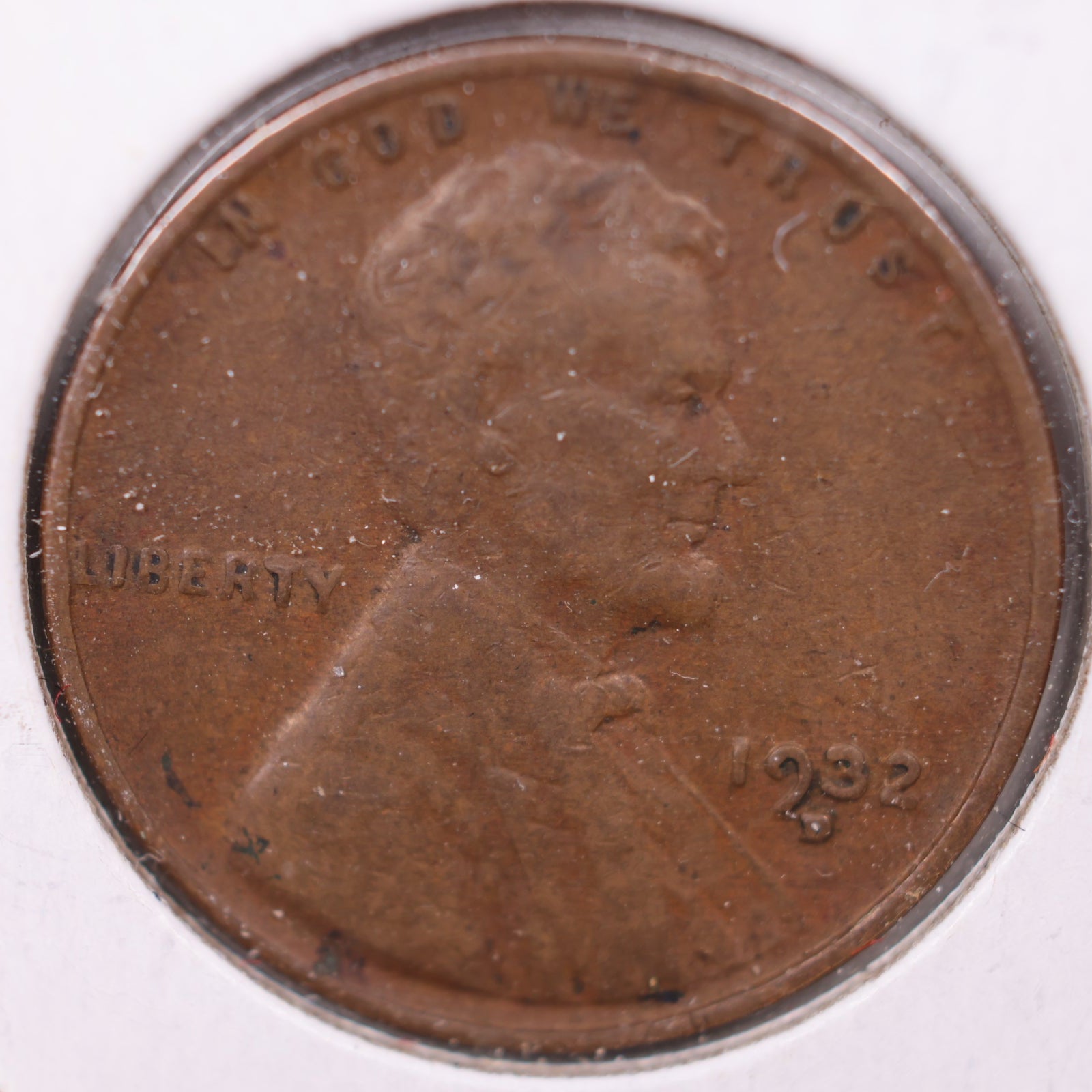 1932-D Die Clash Obv Lincoln Cent, Very Fine Circulated Coin, Store #CT1047