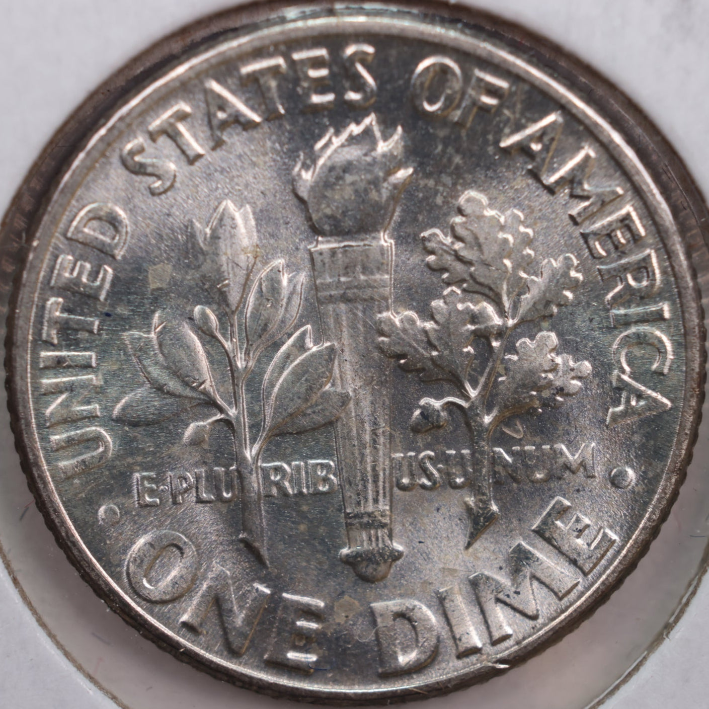 1950 Roosevelt Silver Dime, Mint State Uncirculated Coin, Store #DE0276