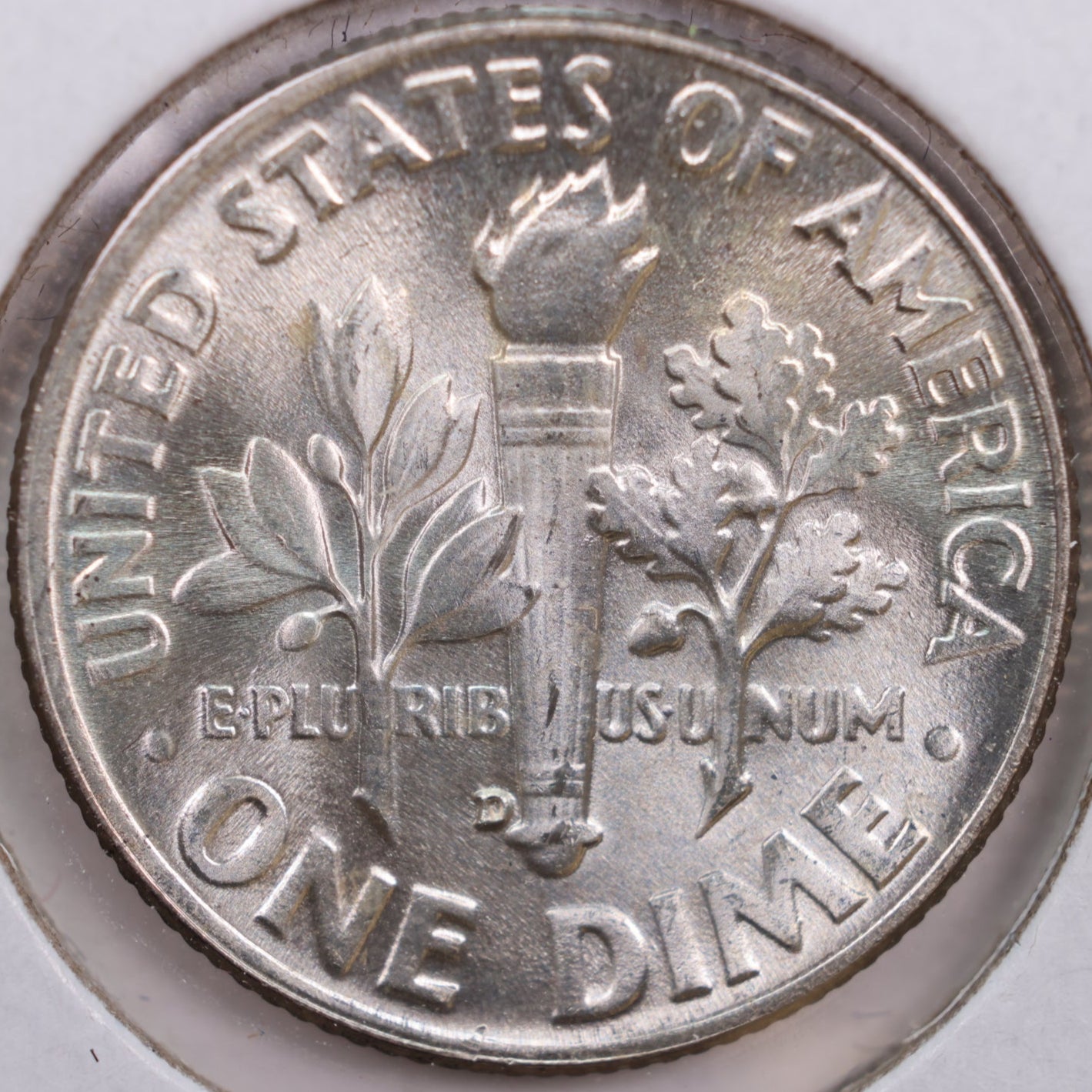 1951-D Roosevelt Silver Dime, Mint State Uncirculated Coin, Store #DE0280