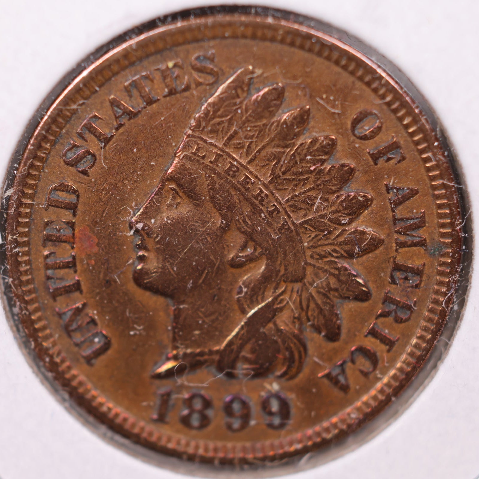 1899 Indian Head Cent, Very Fine Detail Circulated Coin, Store #CT1107