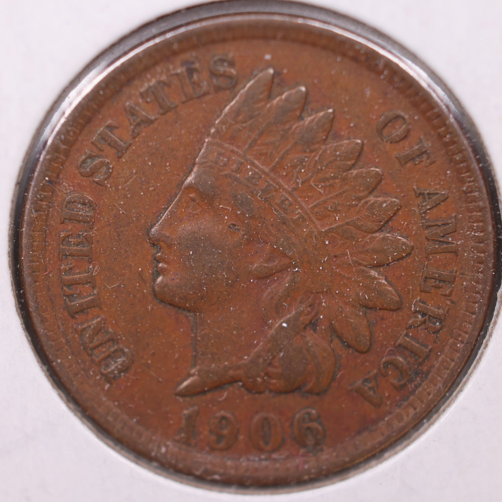1906 Indian Head Cent, Very Fine Circulated Coin, Store #CT1126