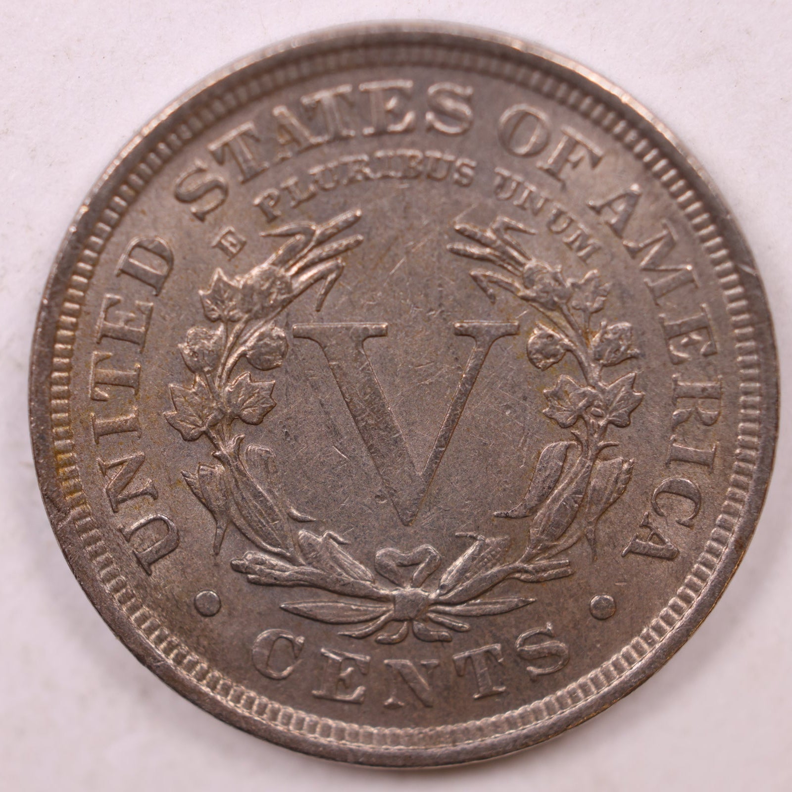 1908 Liberty V Nickel, About Uncirculated Coin, Store #NL664