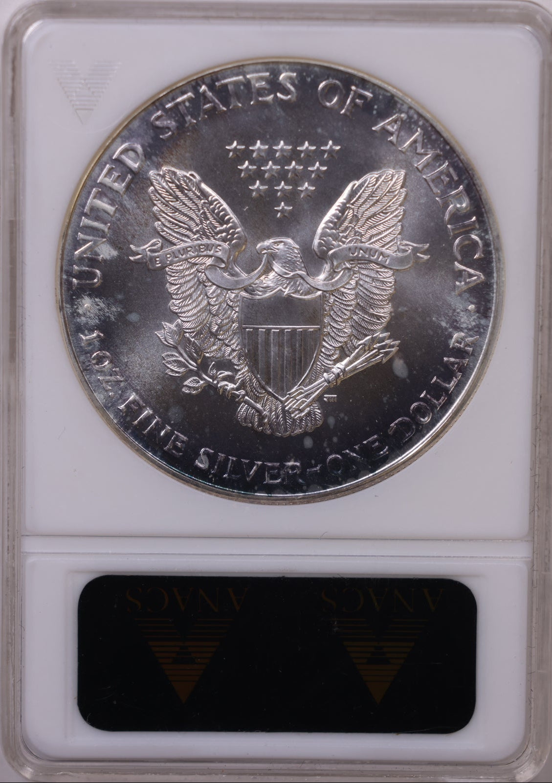 1994 American Silver Eagle Toner, ANACS MS-67, Store#AE0304