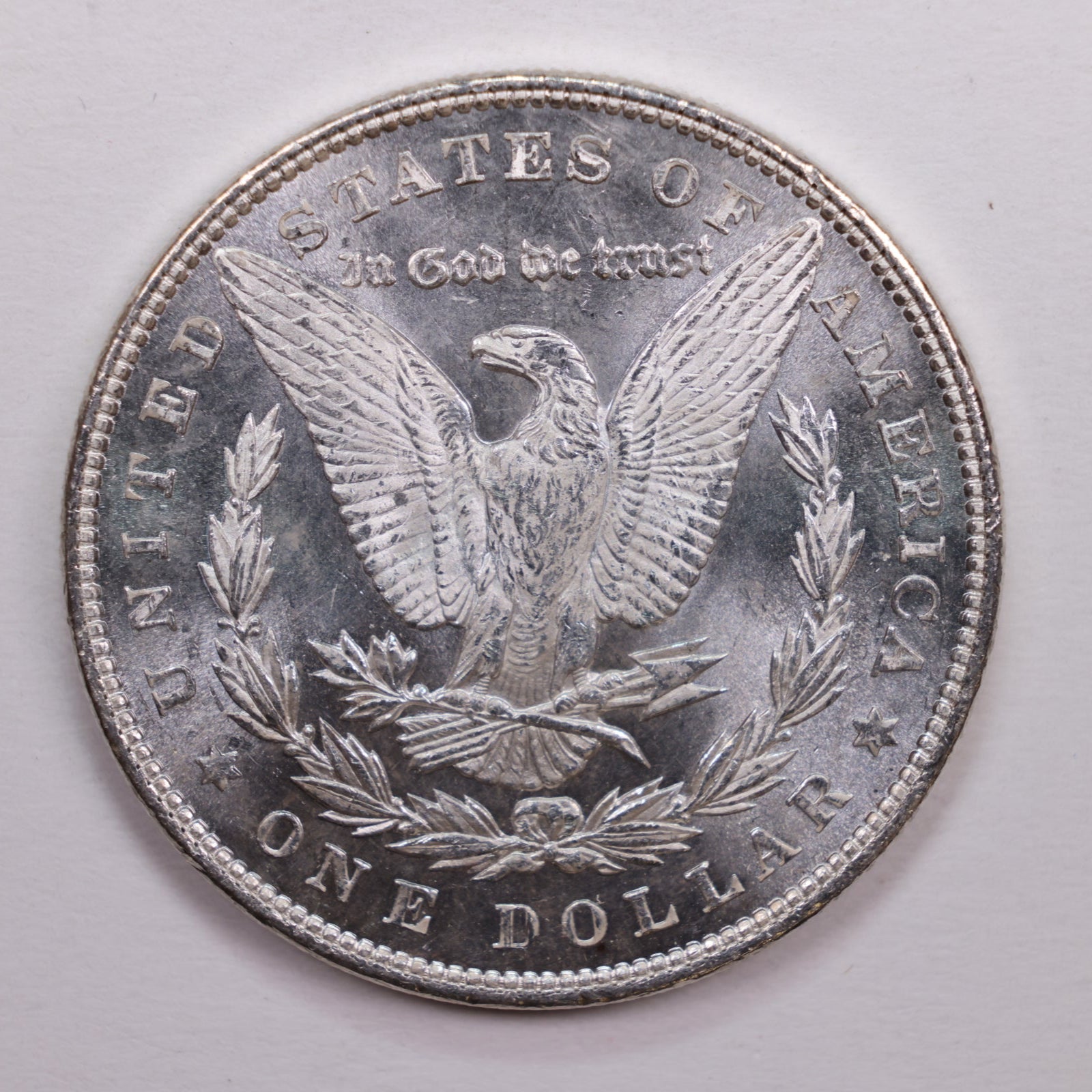 1879 Morgan Silver Dollar., Mint State, Proof Like., Store Sale #DR0618