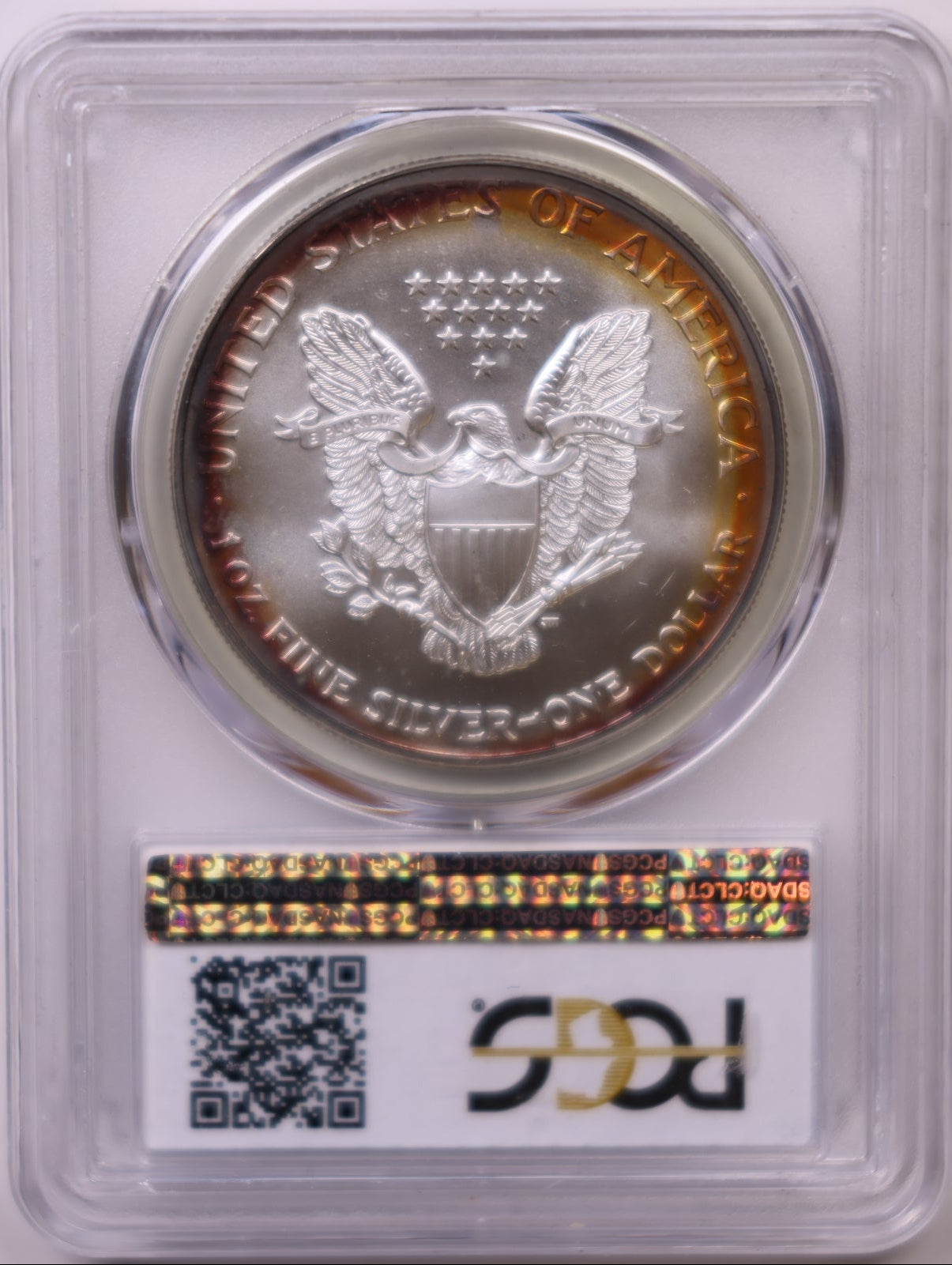 2000 American Silver Eagle Toner, PCGS MS-68, Store#AE0317