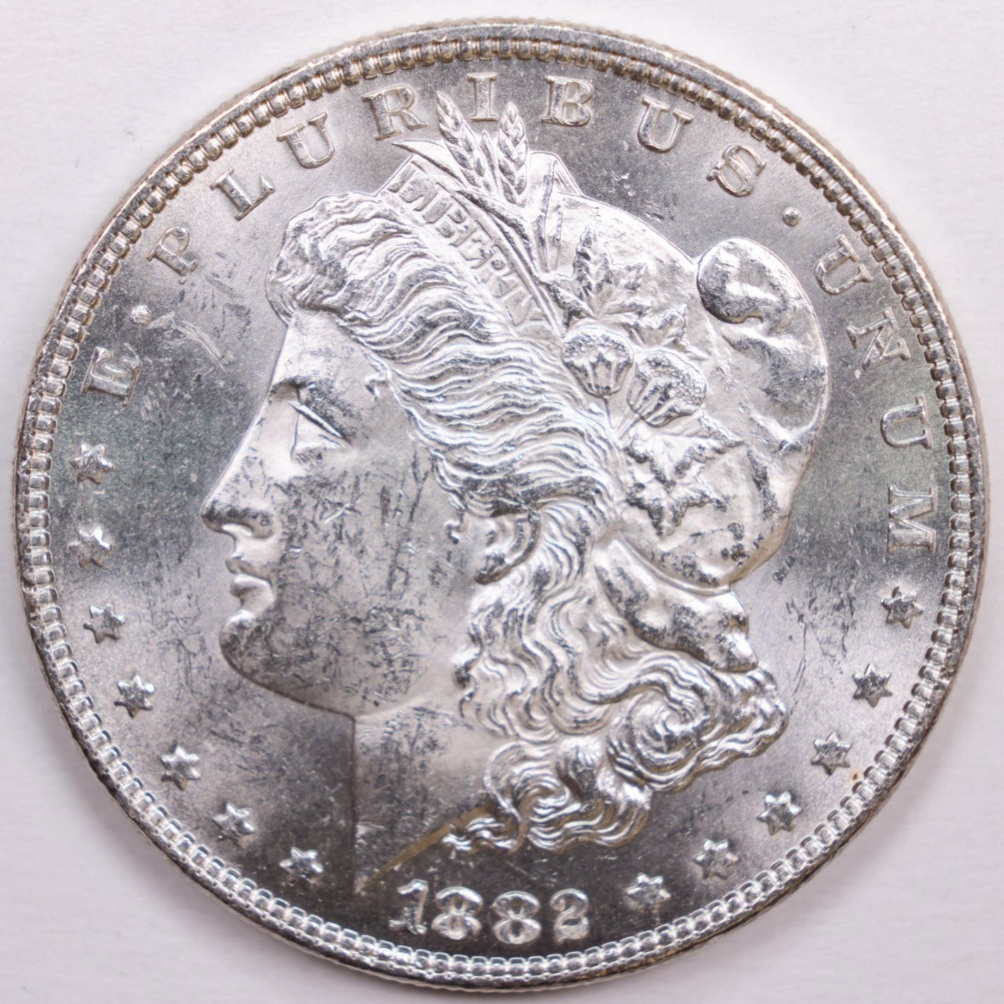 1882 Morgan Dollar, Mint State Uncirculated Coin, Store #DR0623