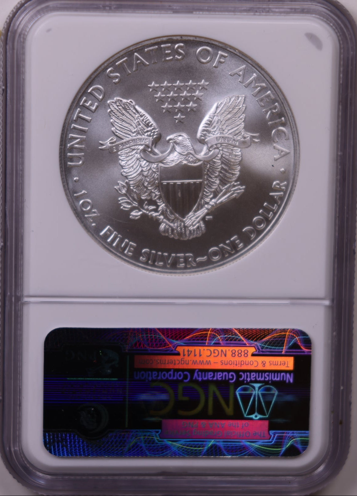 2009 American Silver Eagle, Early Release, NGC MS-70, Store#AE0320