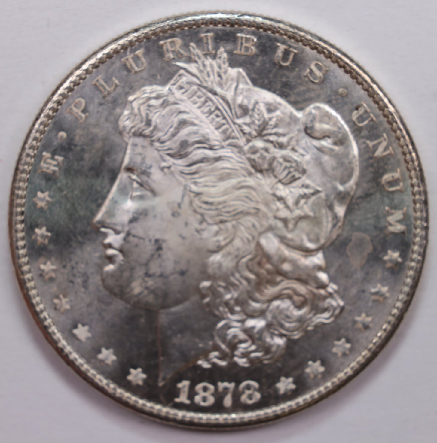 1878-S Morgan Dollar., Mint State Proof Like, Store #DR0633