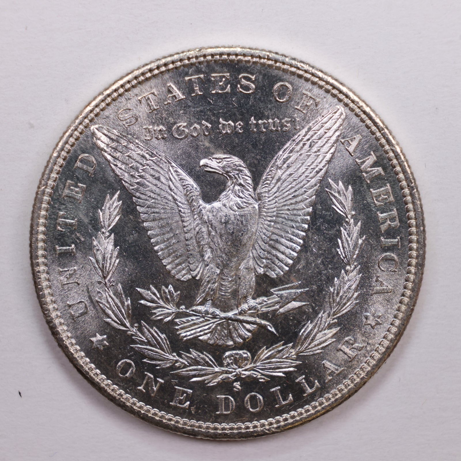 1882-S Morgan Silver Dollar., Mint State, Proof Like., Store Sale #DR0644