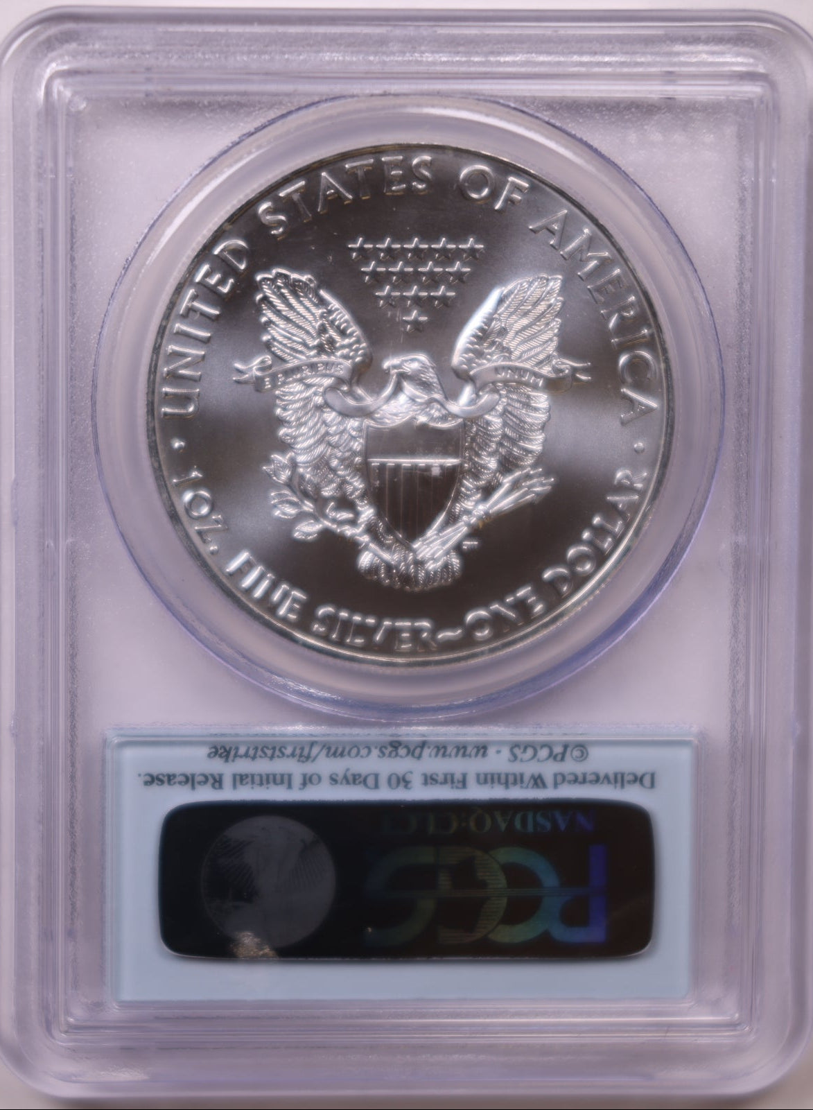 2013 (W) American Silver Eagle, First Strike, PCGS MS-70, Store#AE0327