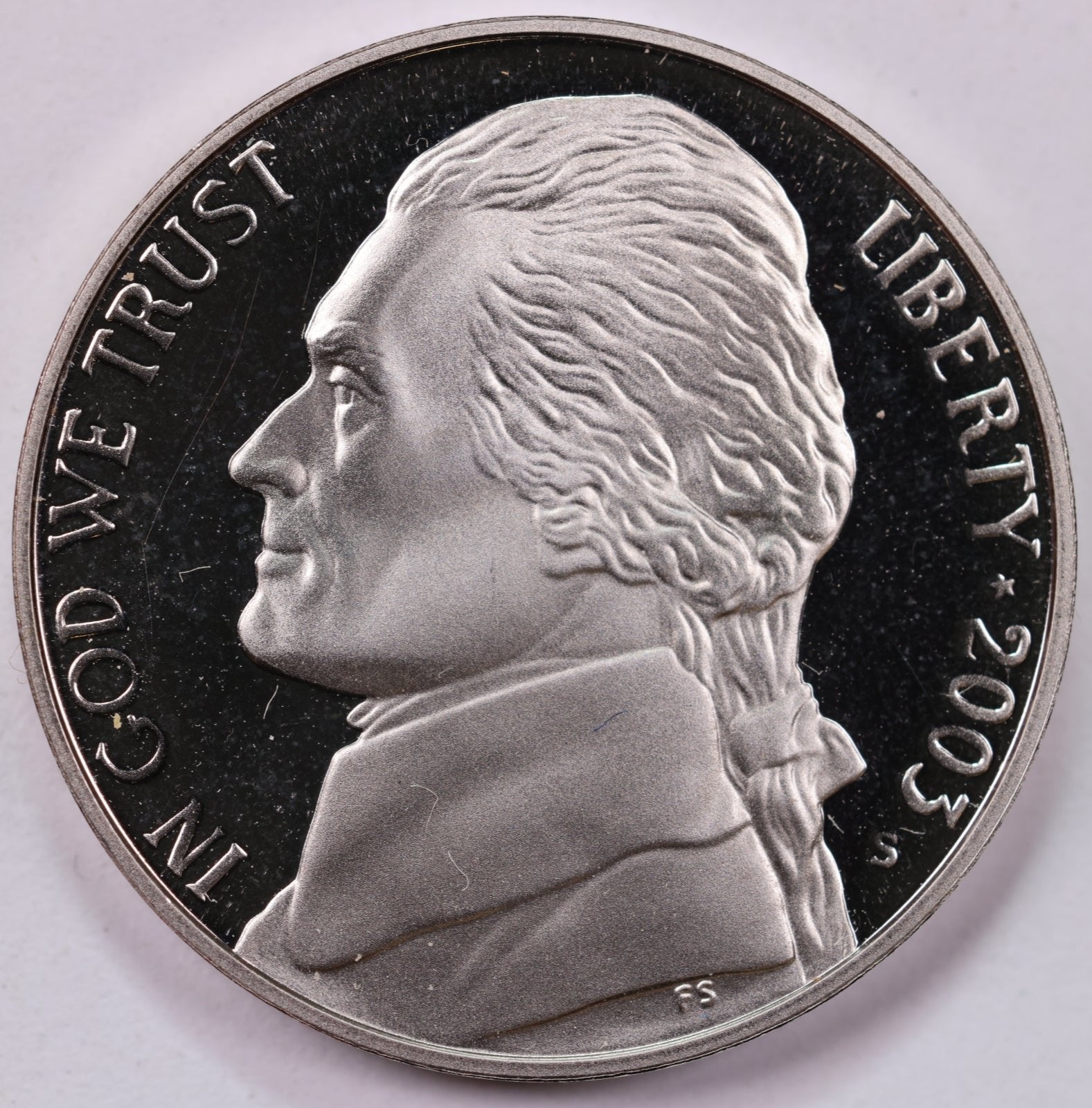 2003-S Jefferson Nickel, Proof coin, Store #PN003S